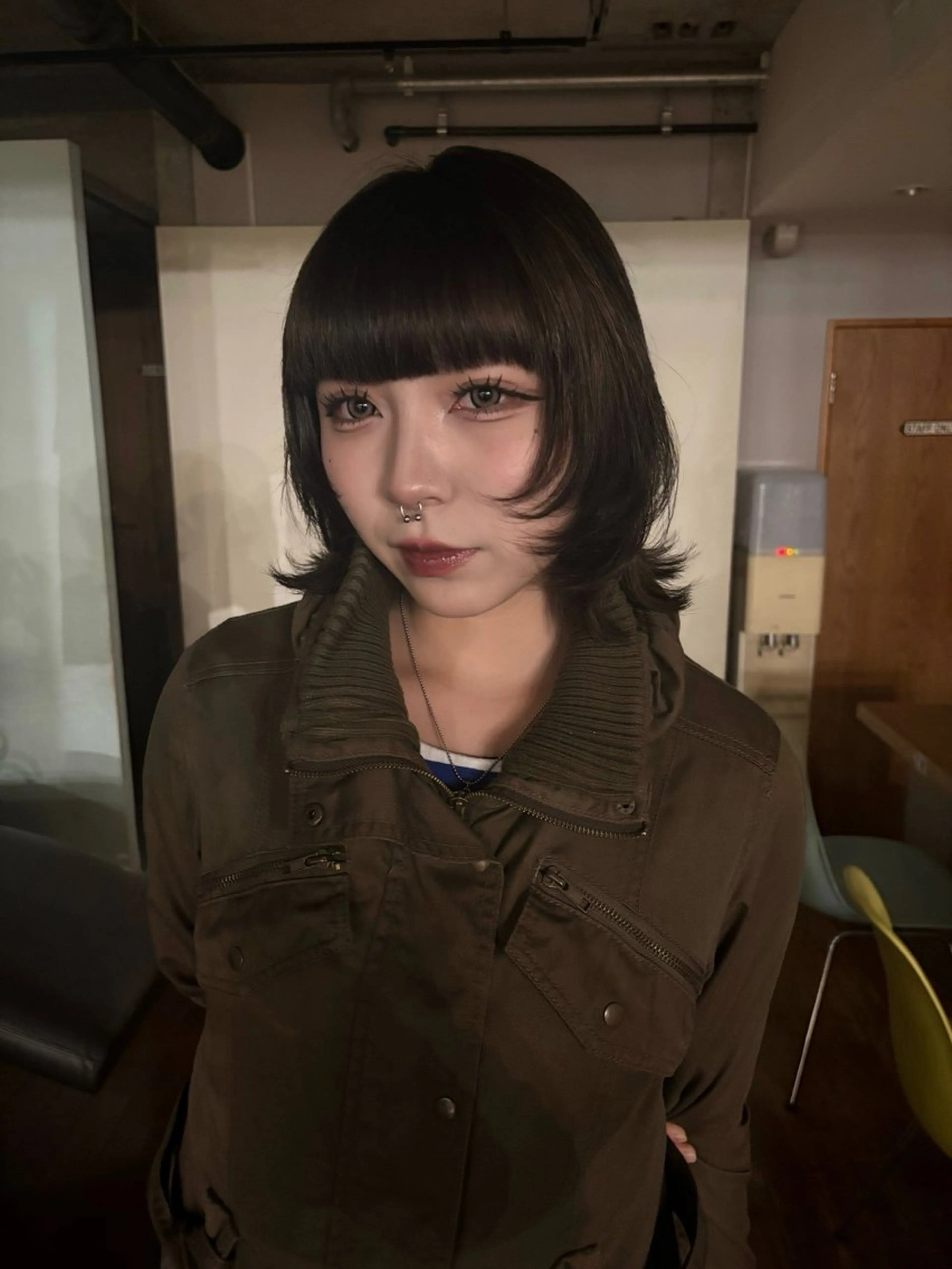 ミディアム カラー ヘアカラー NORA saya🍀のヘアスタイル