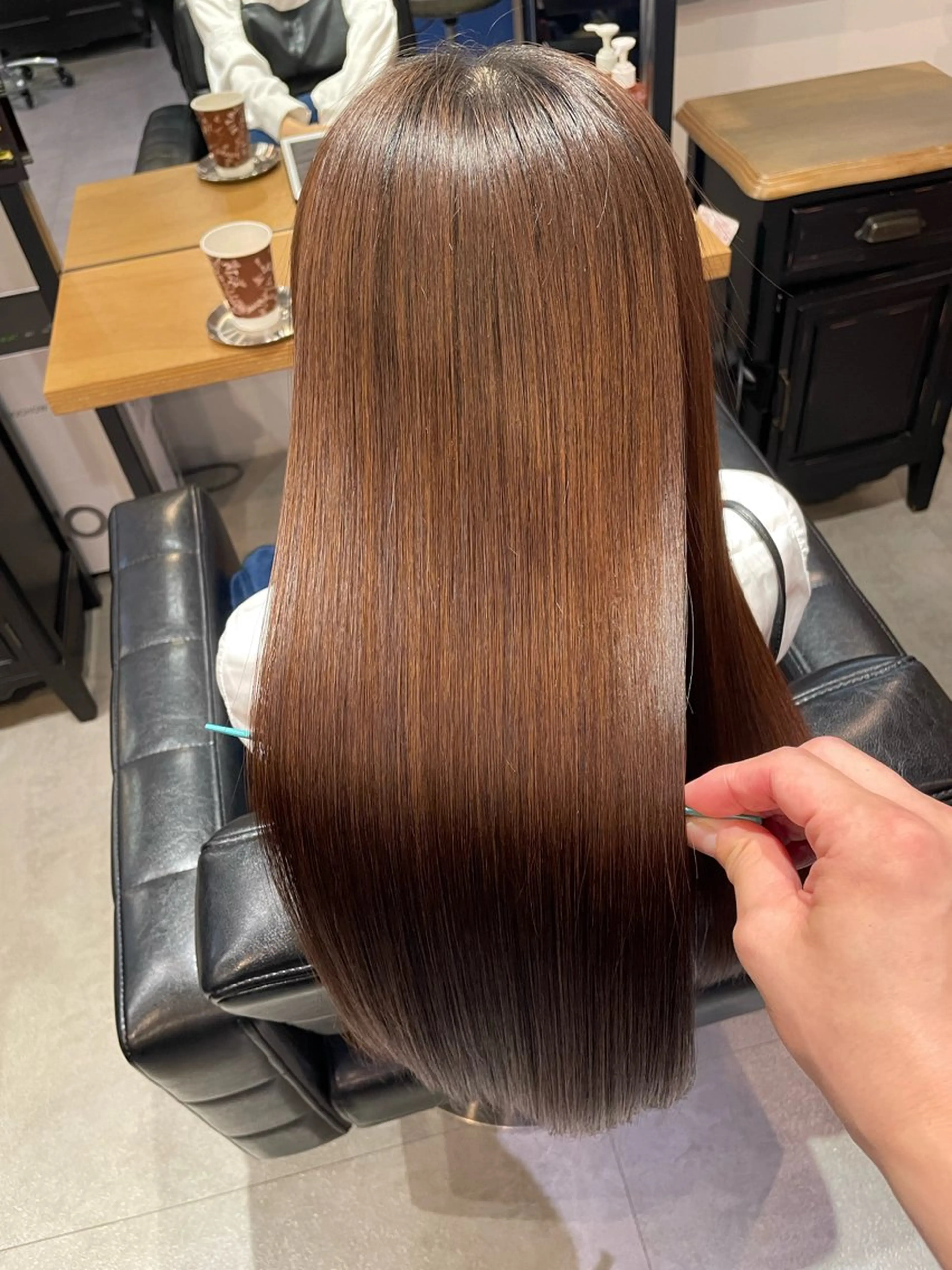 ロング 髪質改善 縮毛矯正 トリートメント 酸熱トリートメント トリートメント 髪質改善ヘアエステサロンLIFE所属・🌈髪質改善専門🌈 神田 達也のヘアスタイル