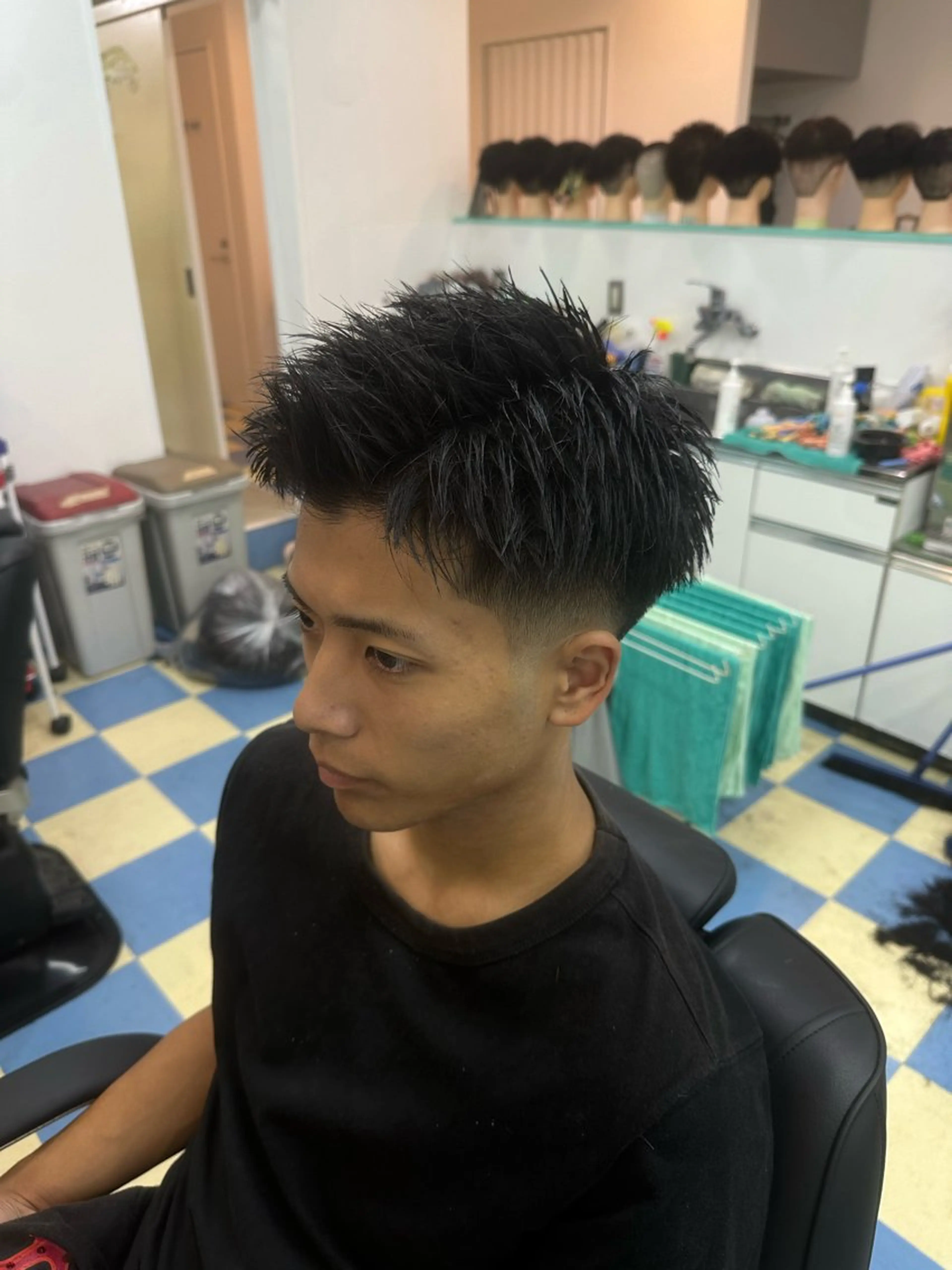 メンズ フェードカット DAMDEE TOKYO HAIR LOUNGE 上野本店所属・メンズ特化/フェード /パーマ/かいりのヘアスタイル