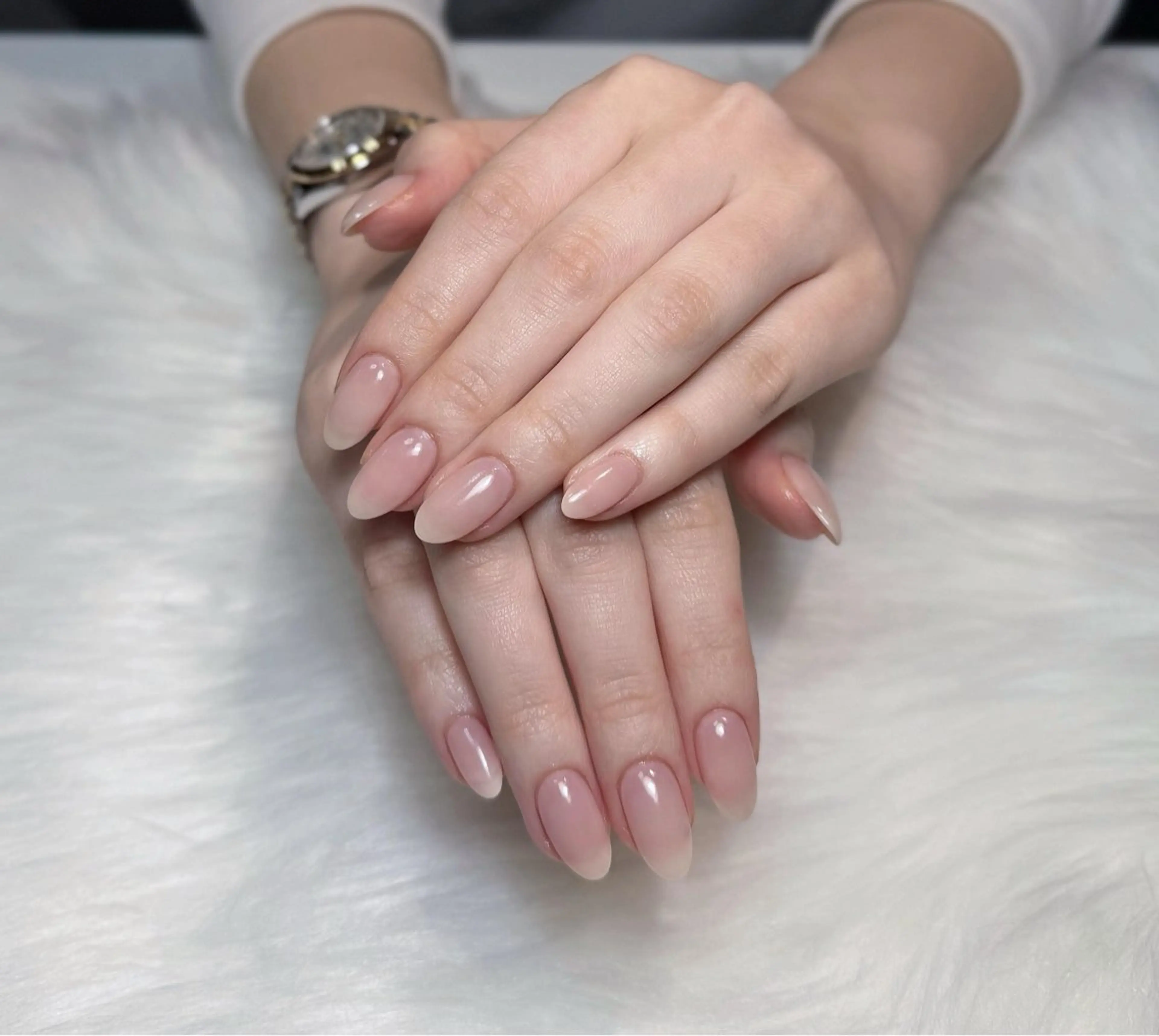 ネイル オーロラネイル チークネイル フットネイル フレンチネイル ジェルネイル ハンドネイル Nichi Nailsのネイルデザイン