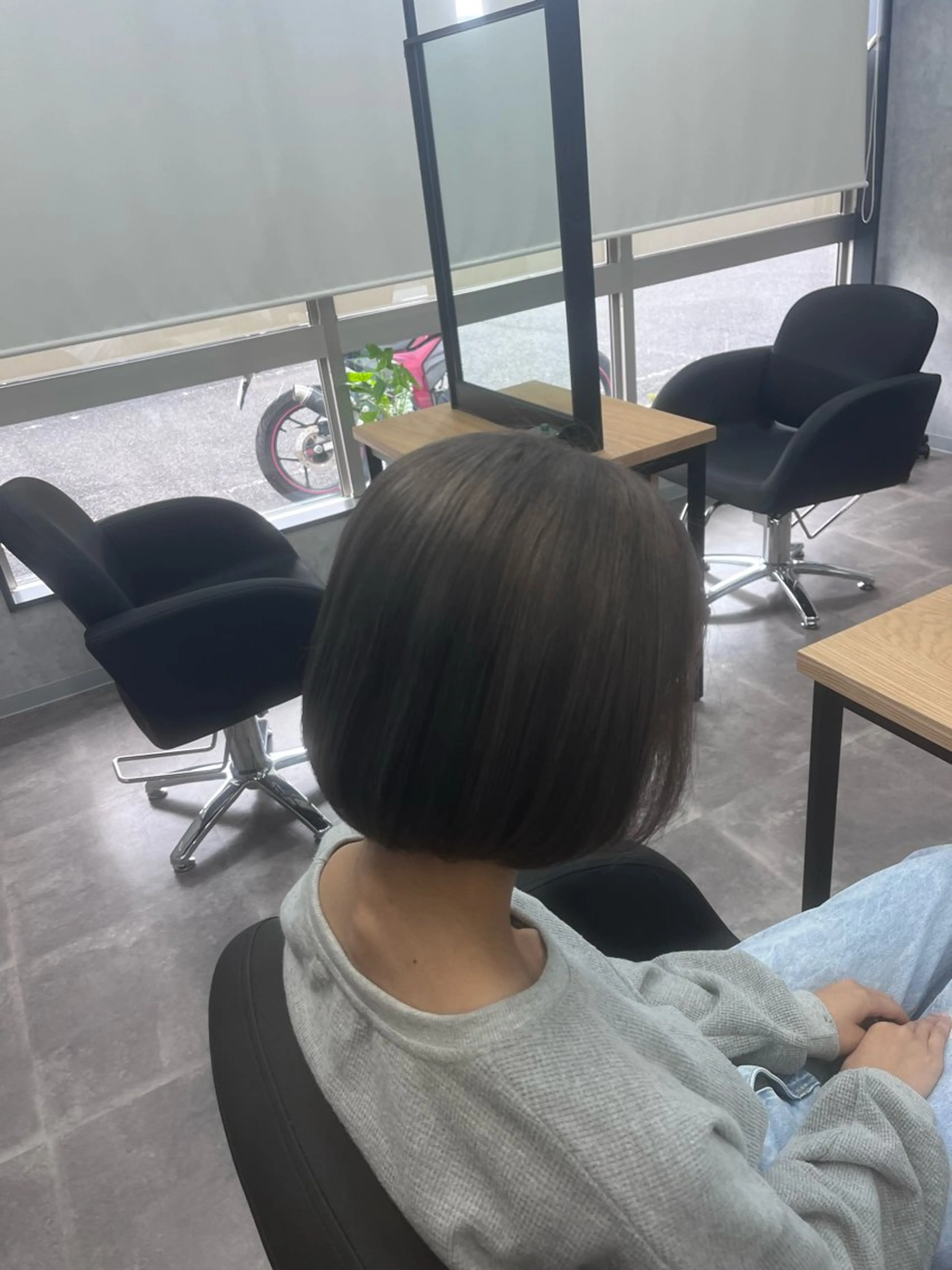 ミディアム カラー カット ヘアカラー 熊谷 有紗のヘアスタイル