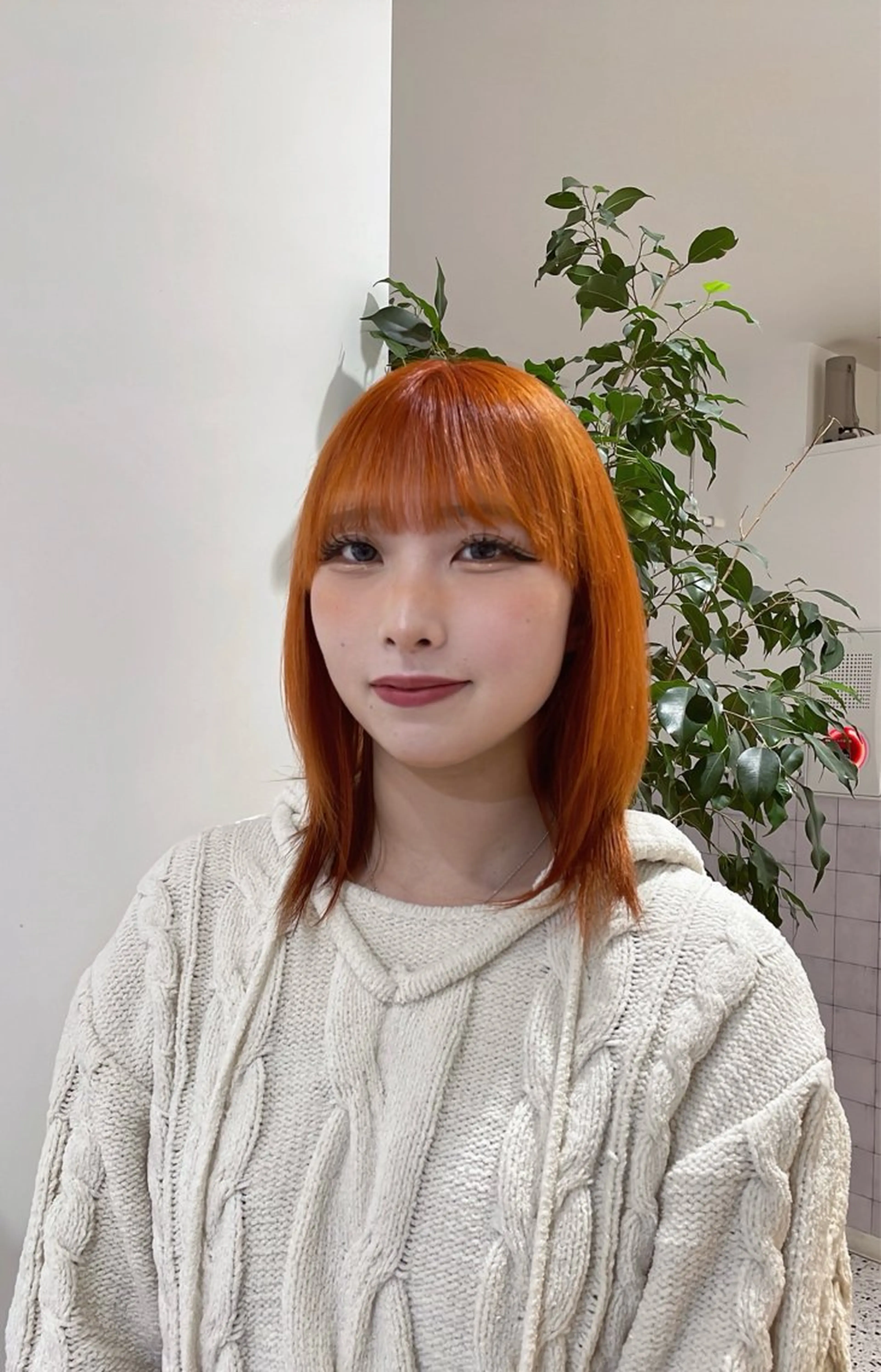 ミディアム カラー ヘアカラー 艶髪ニュアンスカラー /府中/Mizukiのヘアスタイル