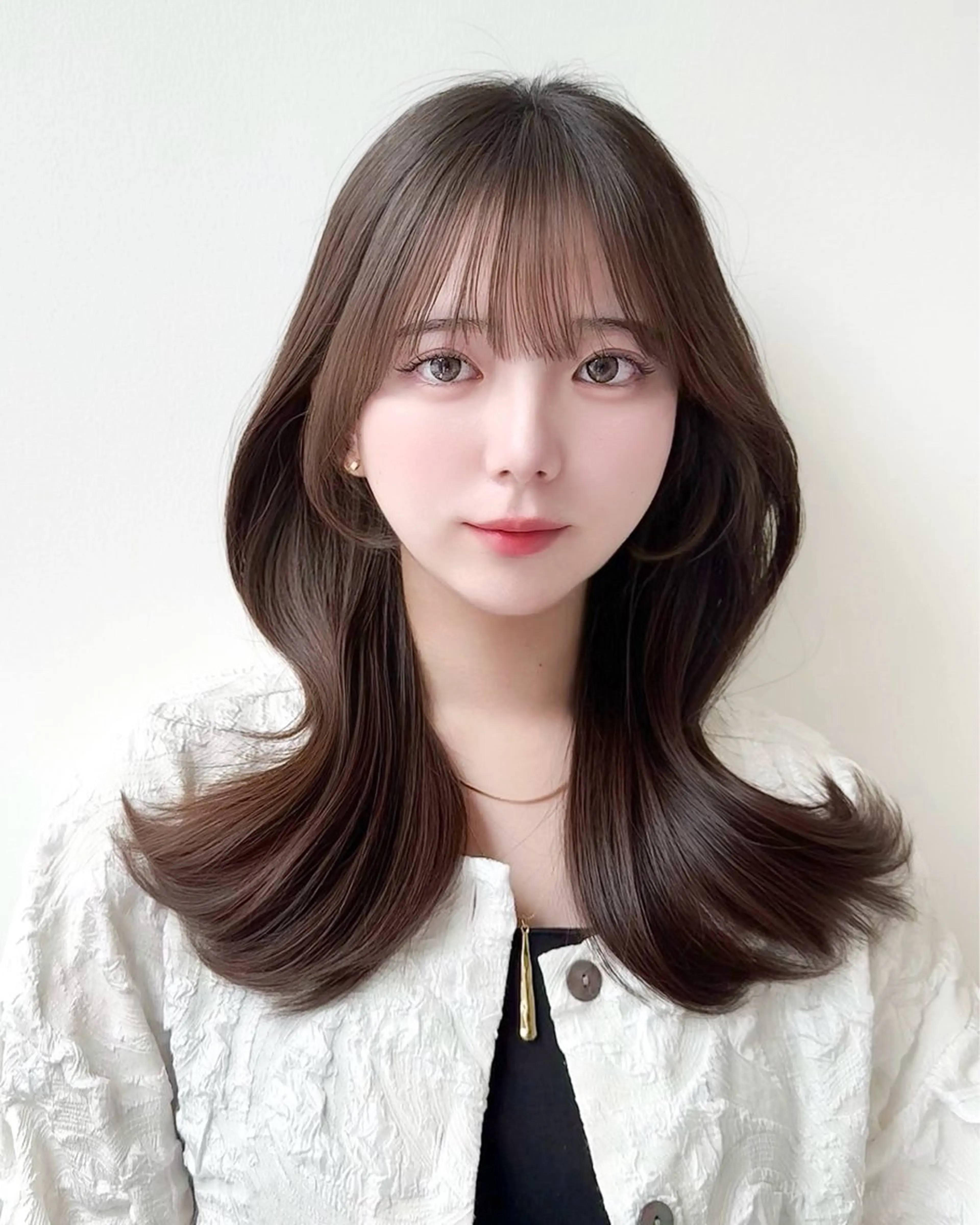 ロング カラー 韓国ヘア　紗希 🦋のヘアスタイル