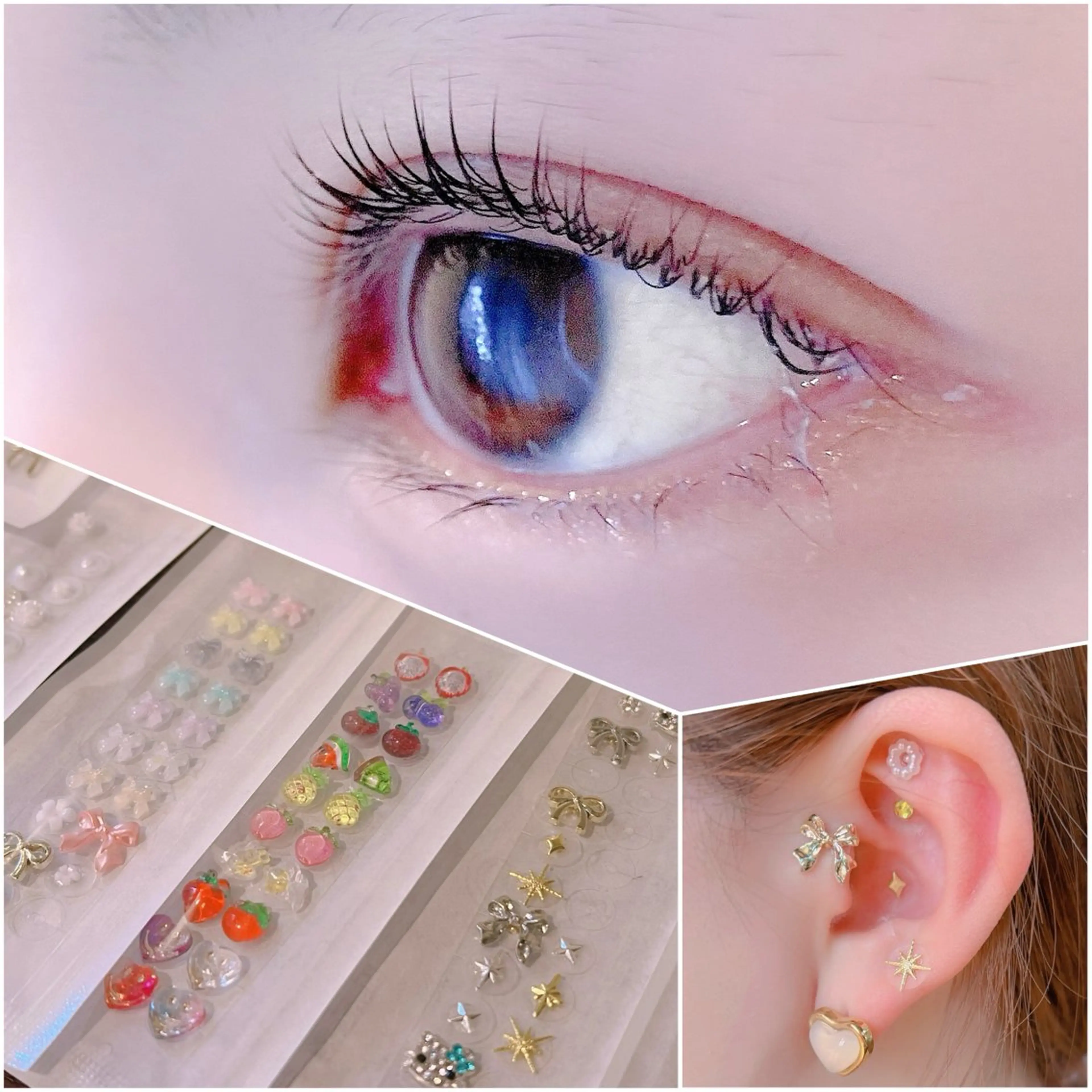 🇫🇷👠パリジェンヌラッシュリフト🌙+🩰耳ツボジュエリーお試し４個👂🏻🪄💎の写真