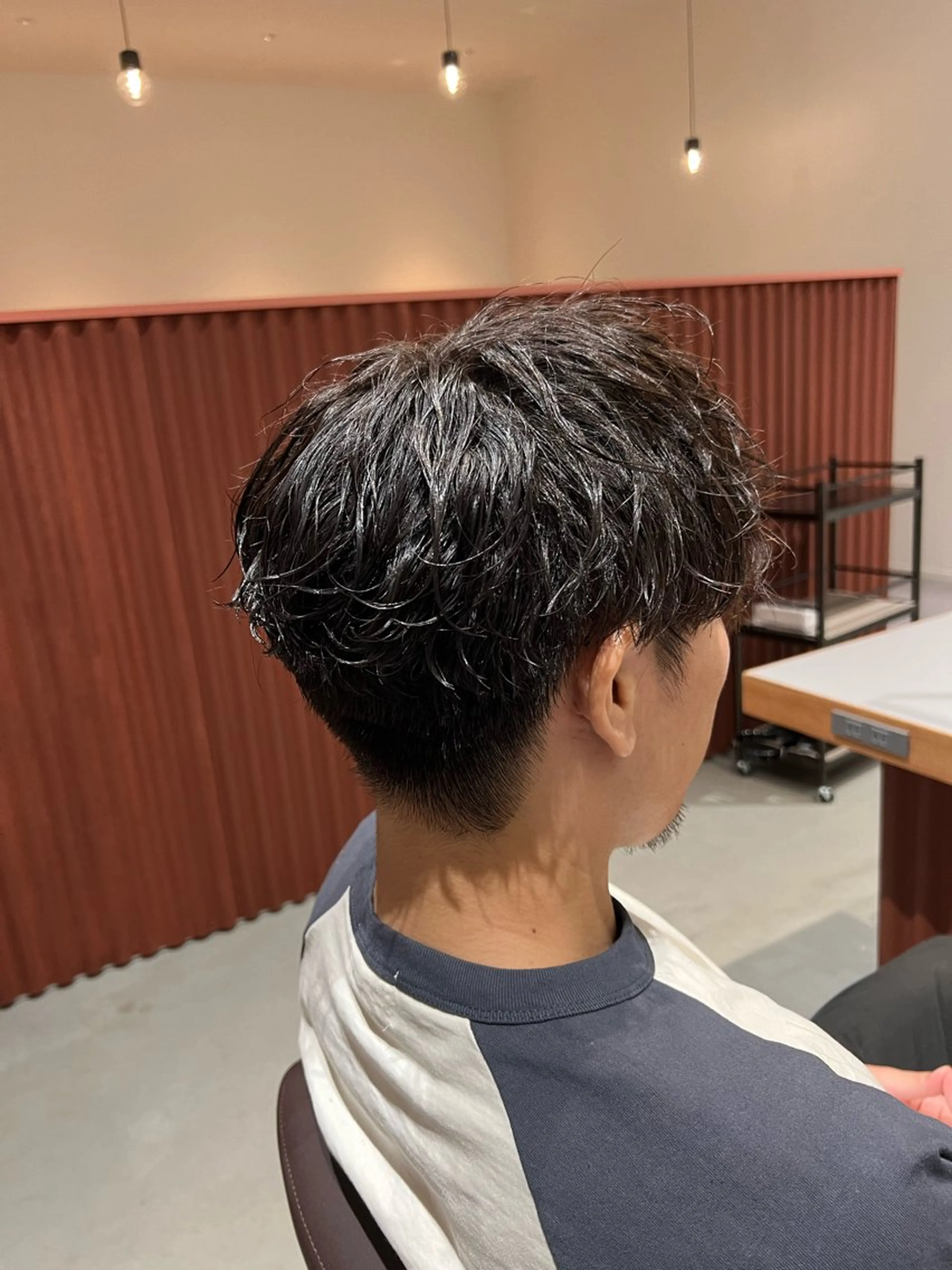 - ̗̀ お得🉐 ̖́-メンズカット&パーマ9,900円👦🏻⋆͛楽なスタイリングでバッチリキマります✨️の写真