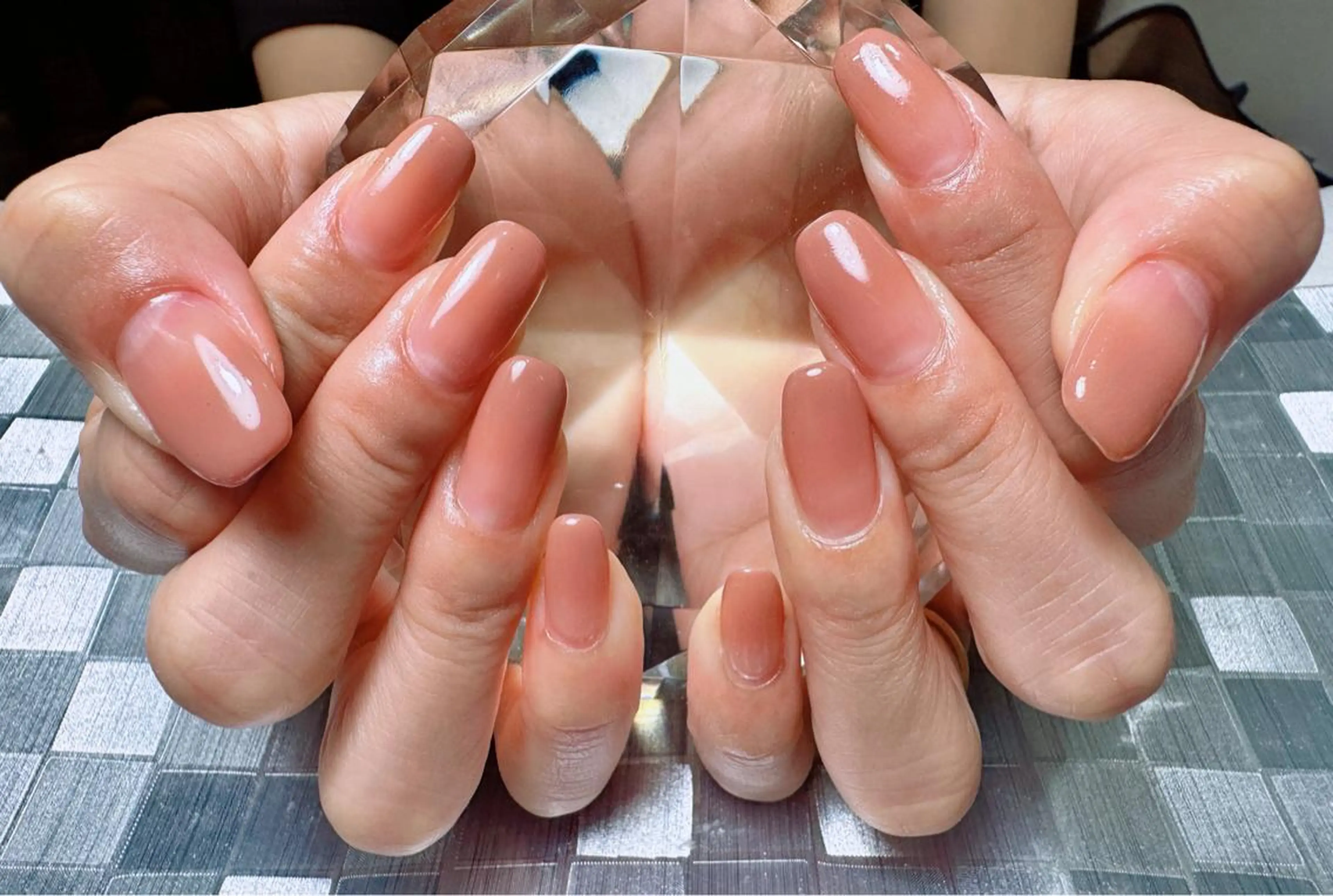 オフ込みワンカラーorグラデーションの写真