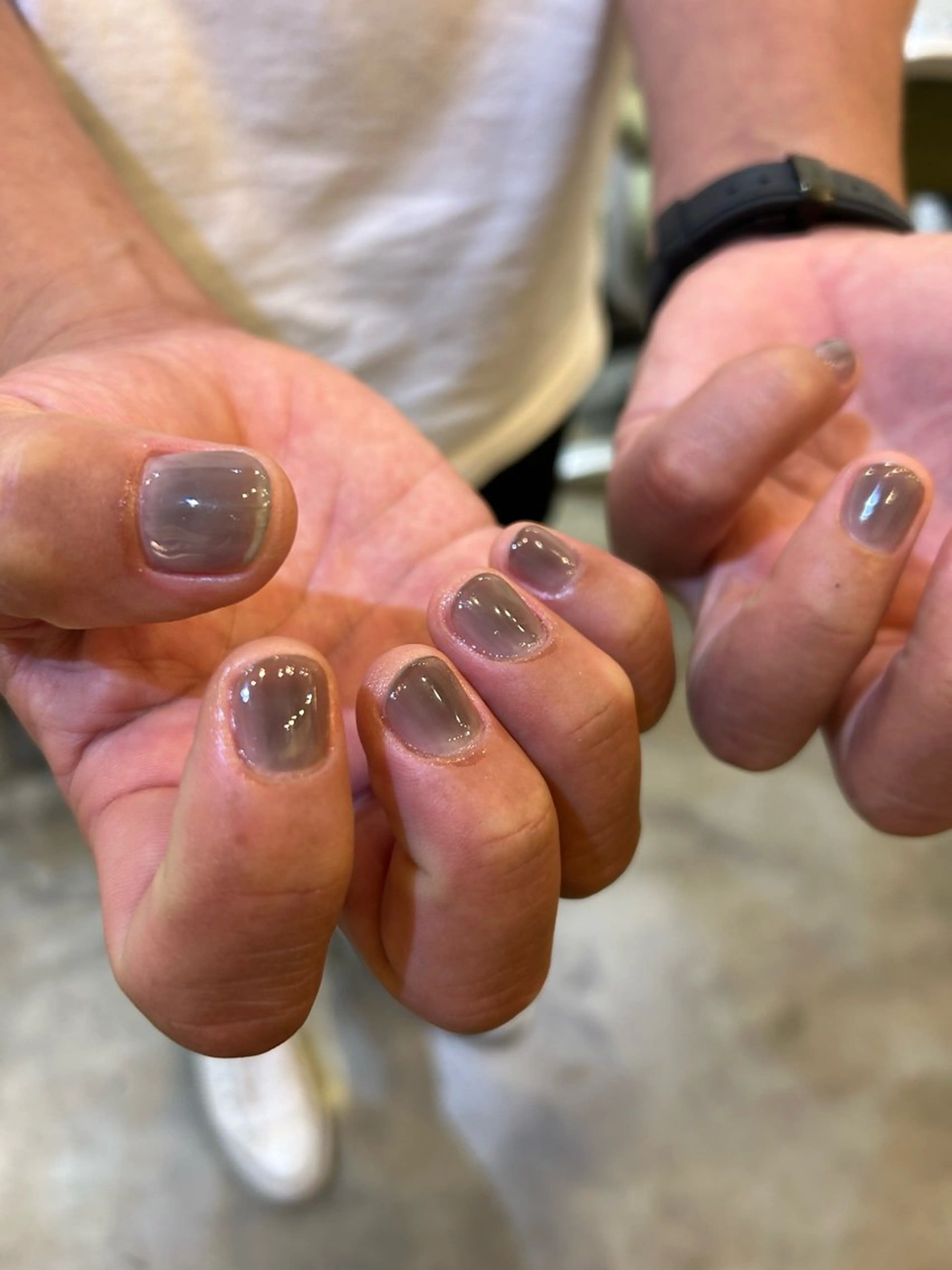 ネイル ワンカラーネイル Yumi 広尾|恵比寿ネイルのネイルデザイン