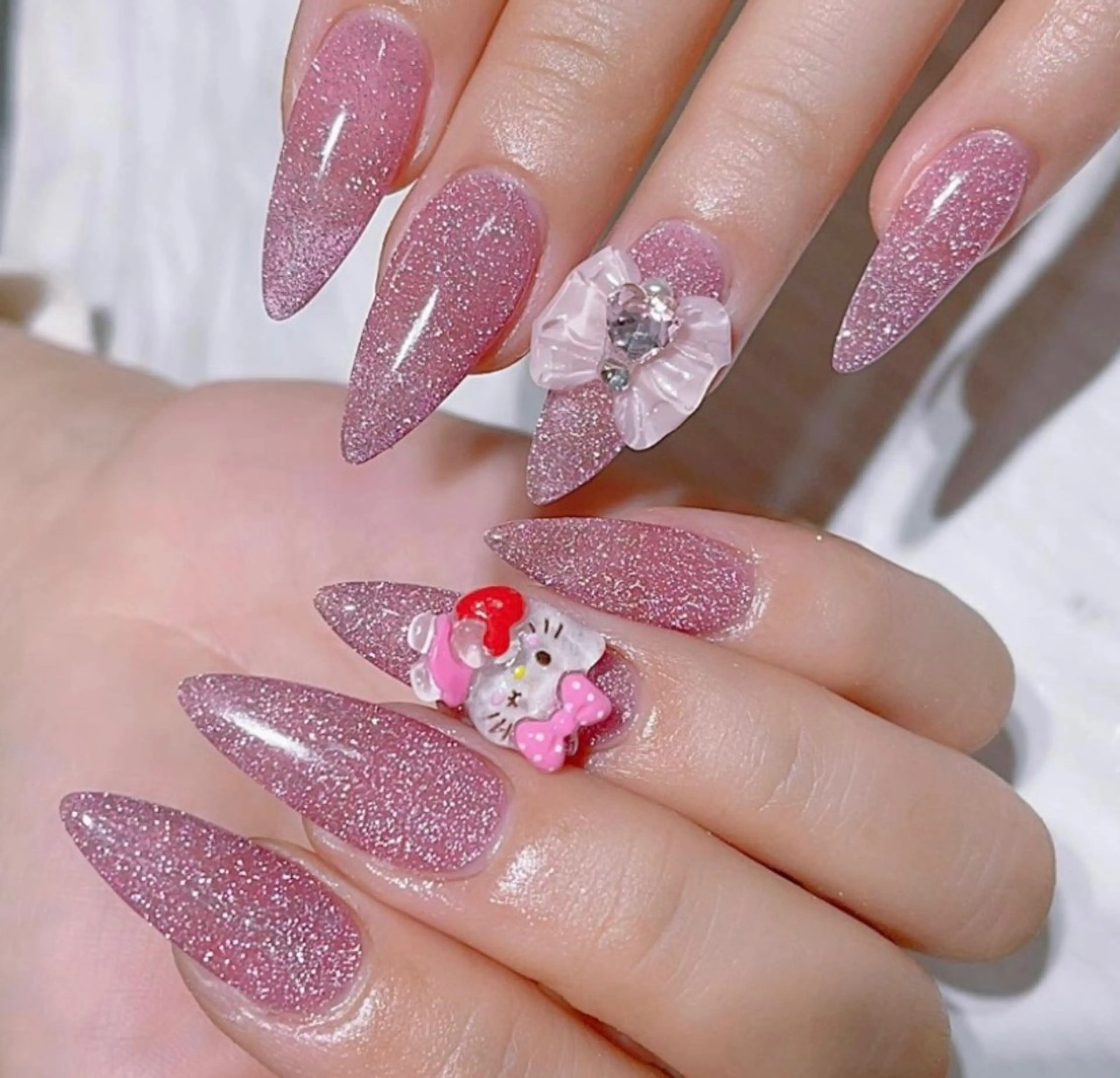 ネイル 💗キラネイル💗 モチ最高のネイルデザイン