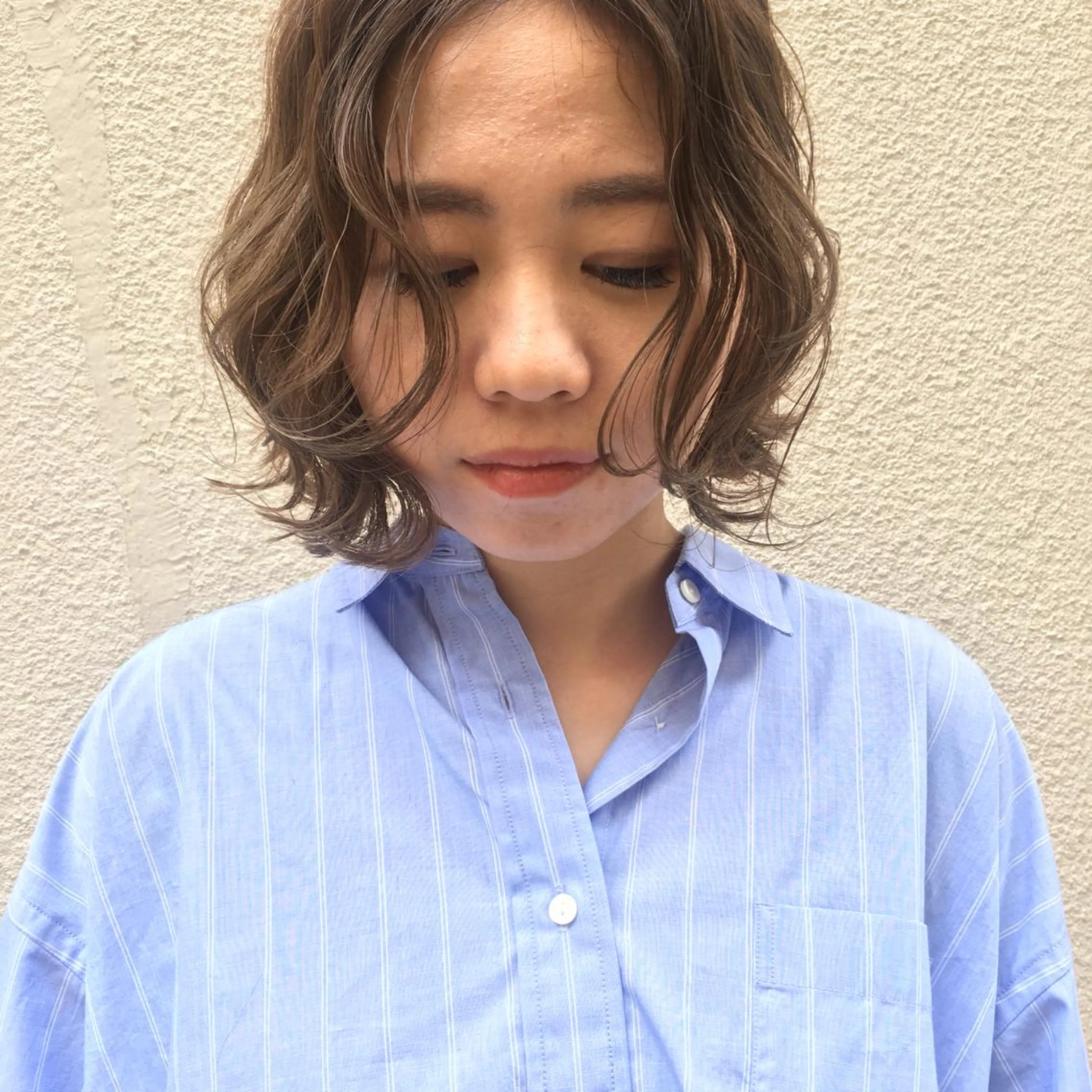 ショート カラー ヘアアレンジ BRUNTJET所属・MAEDA MADOKAのヘアスタイル