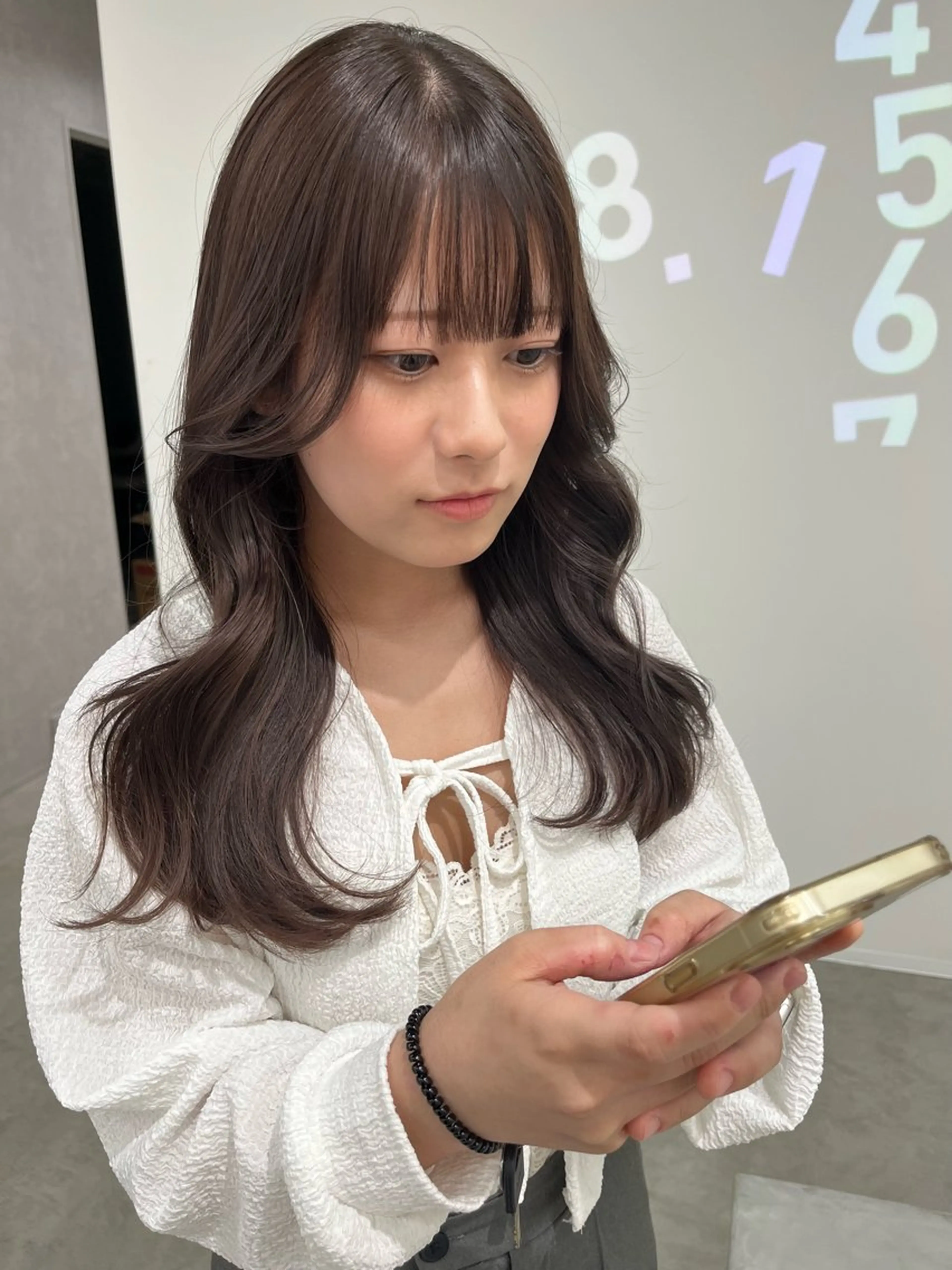 セミロング カット GO TODAY SHAiRE SALON 町田店所属・🫧大森 知夏🫧のヘアスタイル