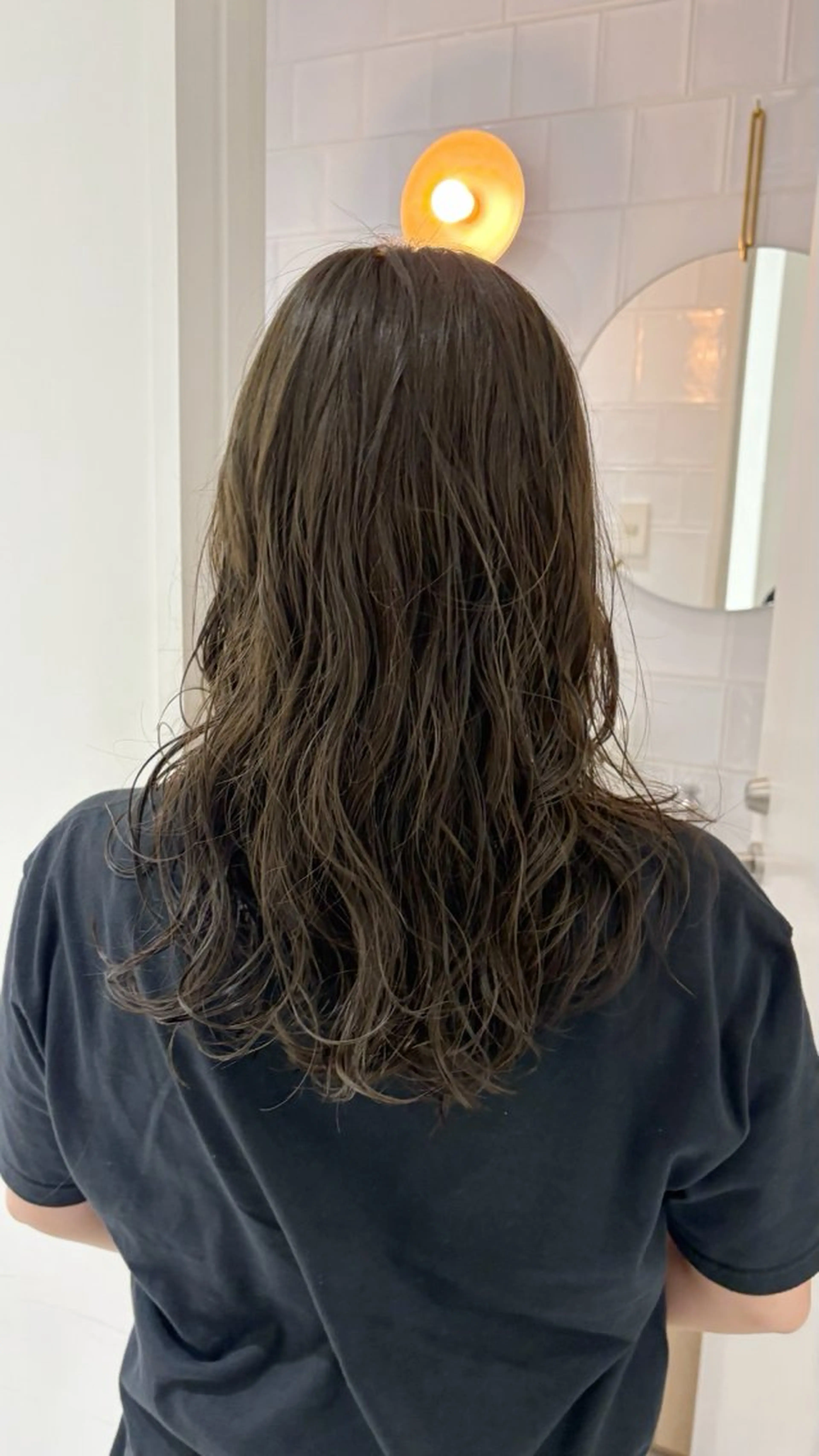 ミディアム ミディアムパーマ ボブカット/ 天王寺美容室/ホノカのヘアスタイル