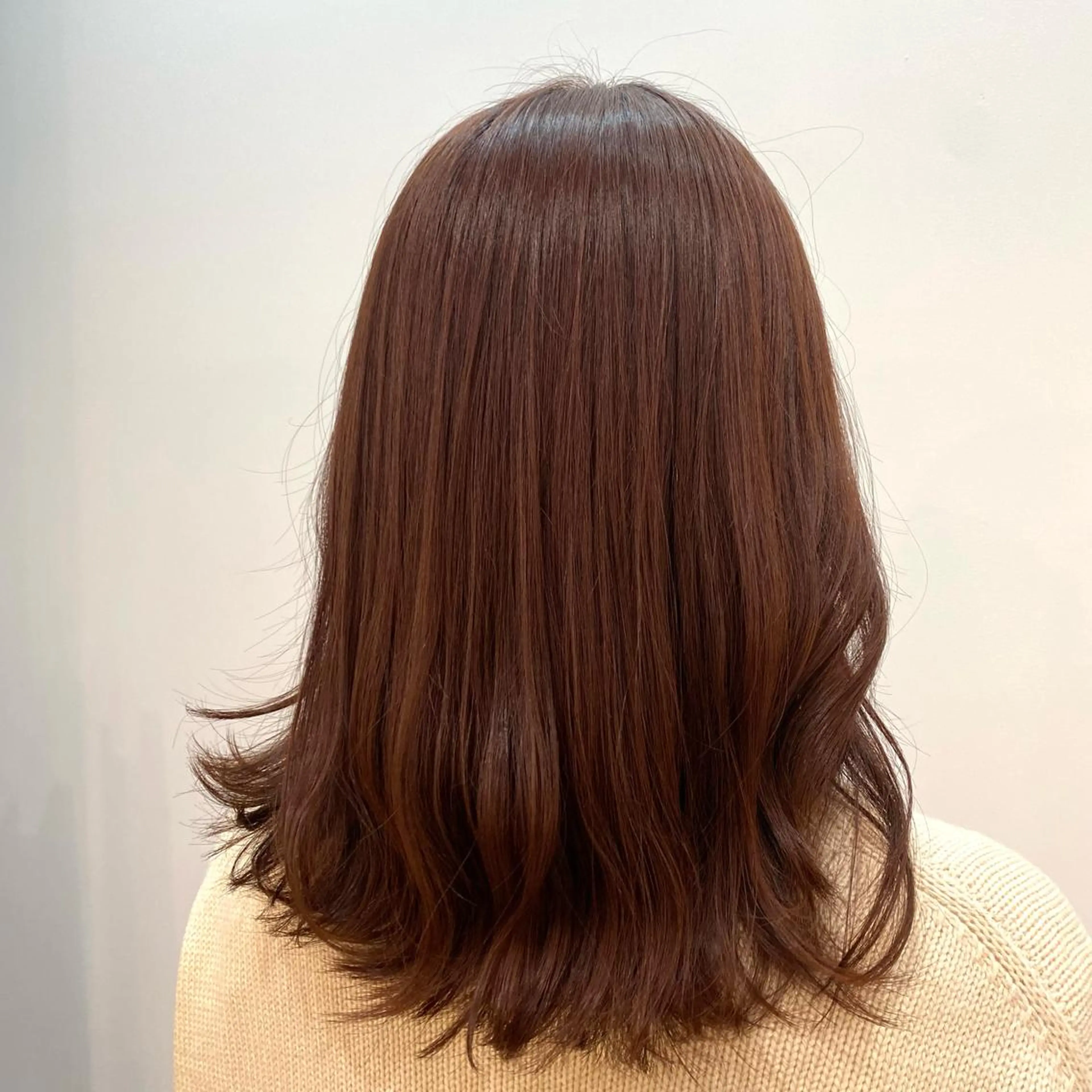 ミディアム カラー ヘアアレンジ 🍒透明感カラー/ emiri🍒のヘアスタイル