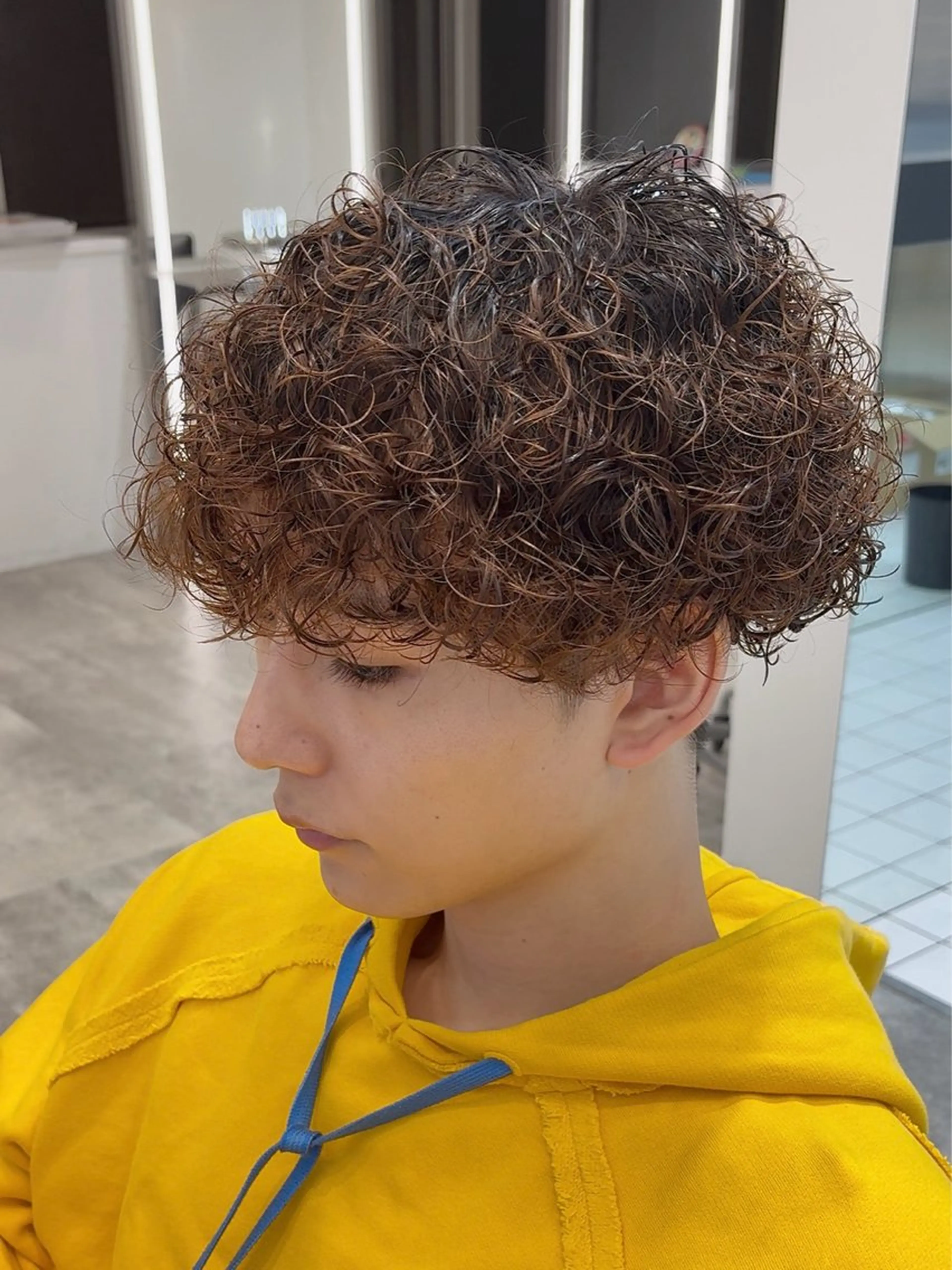 カラー パーマ メンズ カット ヘアカラー パーマ fifth 武正 琉生のヘアスタイル