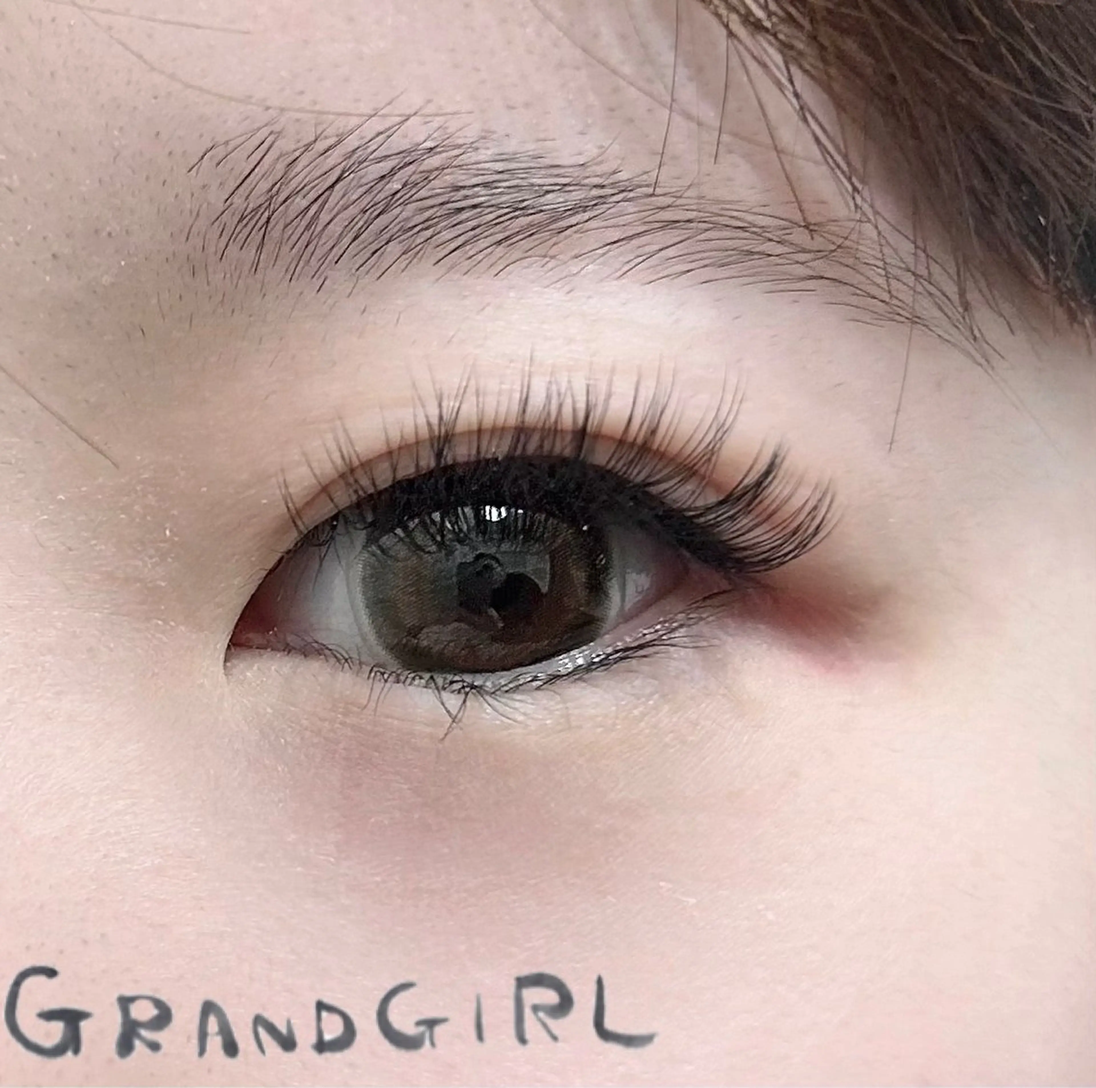 マツエク・マツパ バインドロック フラットラッシュ まつげパーマ 一重×まつ毛パーマ マツエク GRANDGIRL所属・ヨシダ セリナのマツエク・マツパデザイン