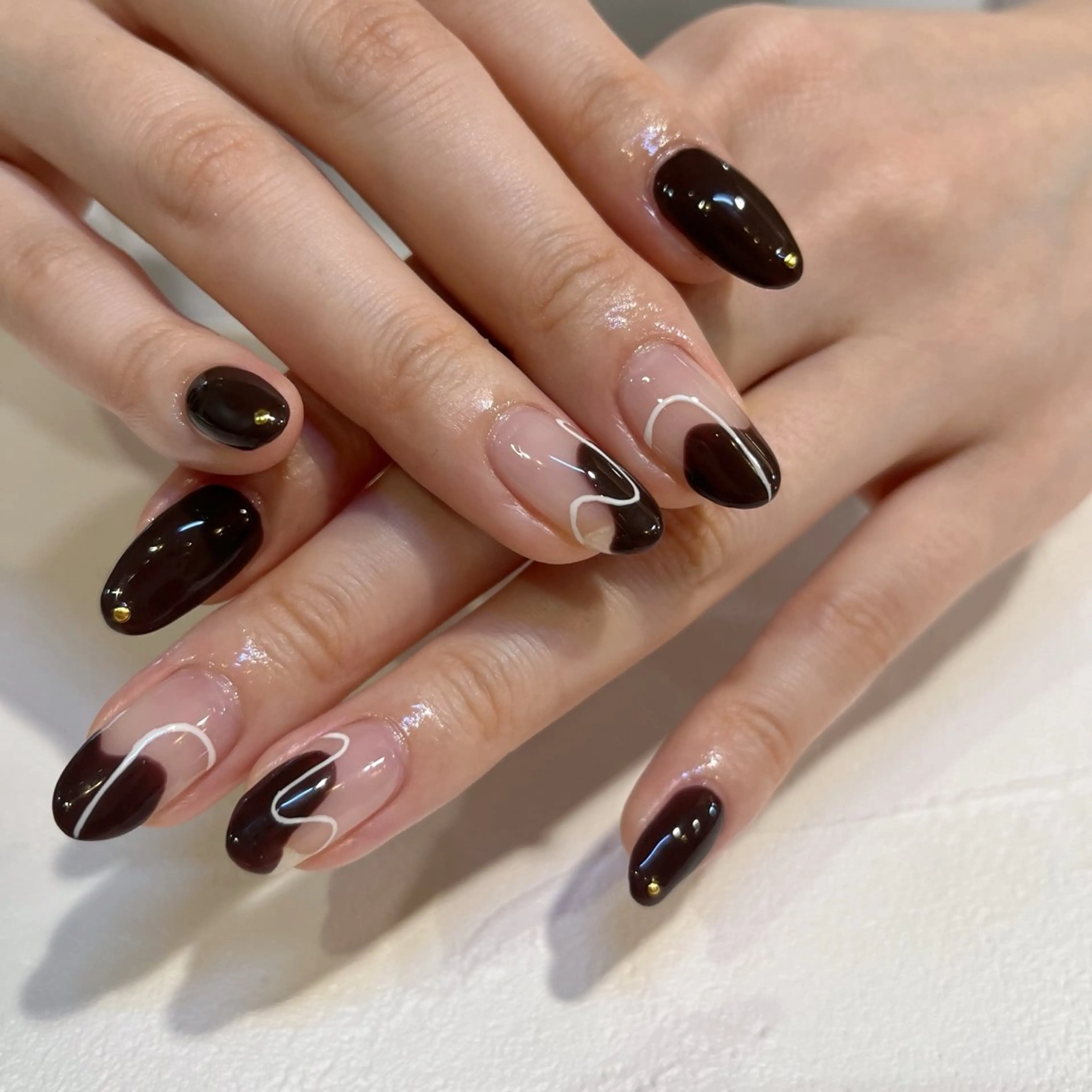 ネイル ハンドネイル 鈴木 里奈のネイルデザイン