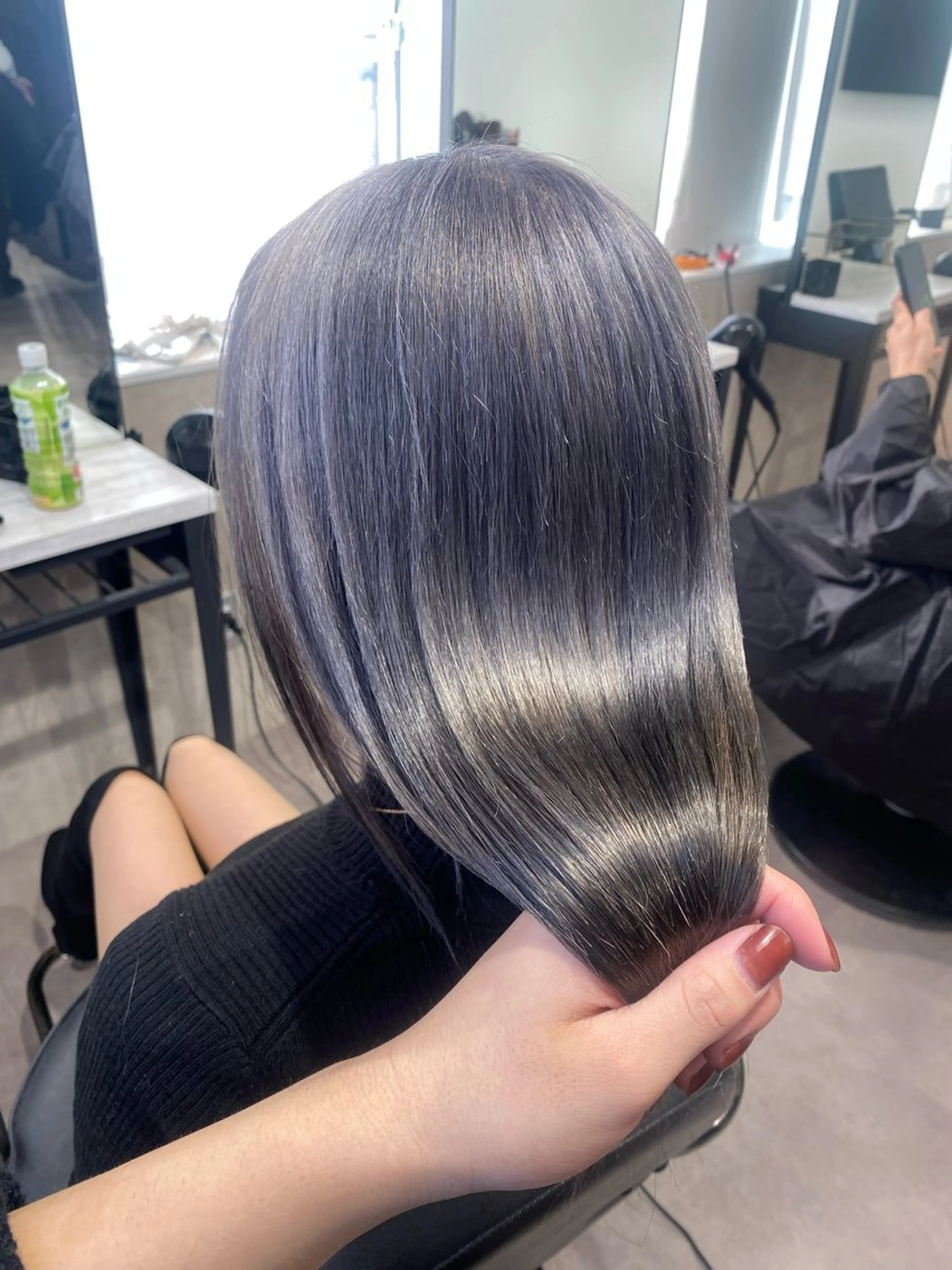 カラー グレージュ カット ヘアカラー Seleneコウキ ブリーチ/ハイトーンのヘアスタイル