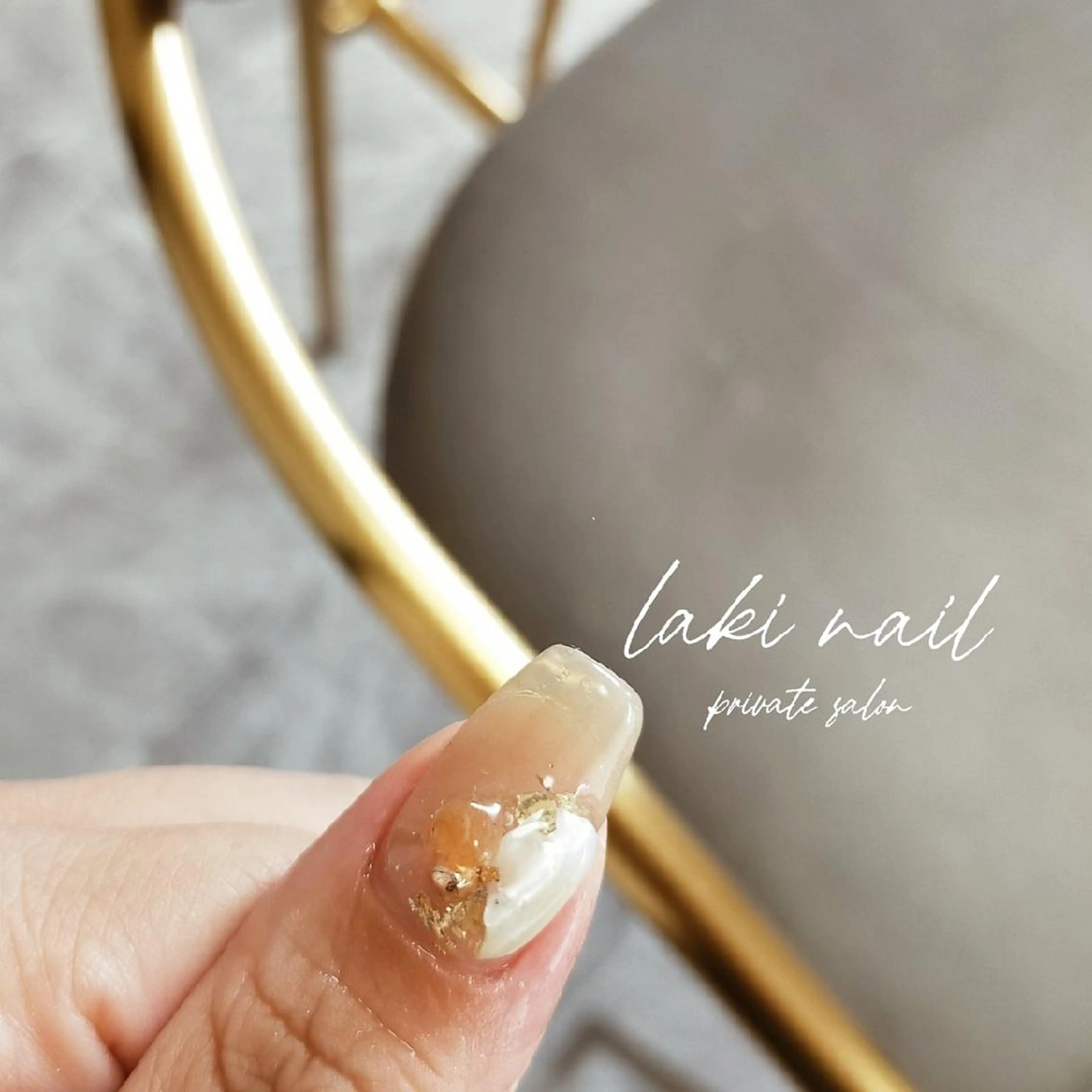 ネイル フレンチネイル ミラーネイル ニュアンスネイル 冬ネイル by lakiのネイルデザイン