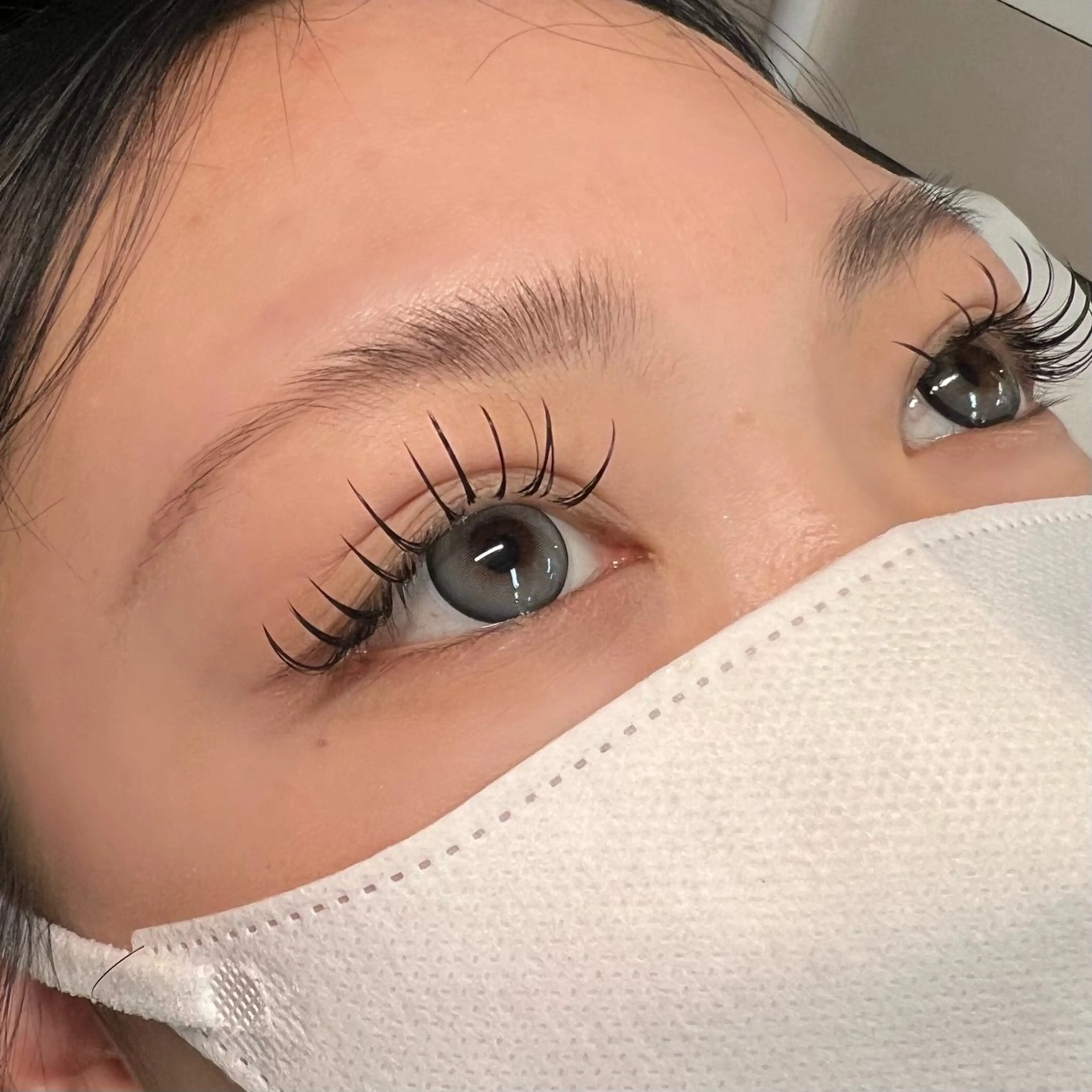 マツエク・マツパ Dカール マツエク Nanami🩶 Addressのマツエク・マツパデザイン