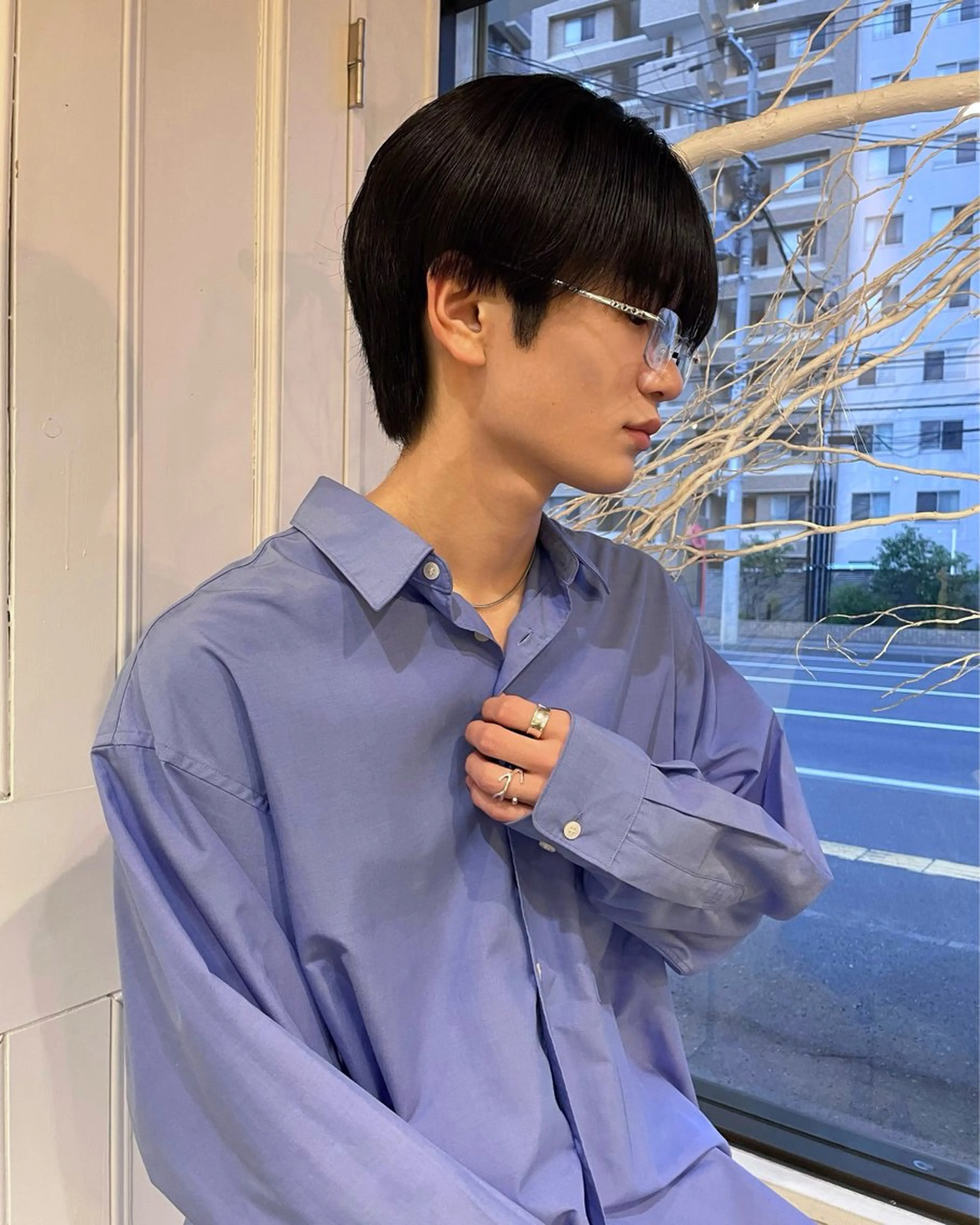 メンズ airi/ ボブ/レイヤーカットのヘアスタイル