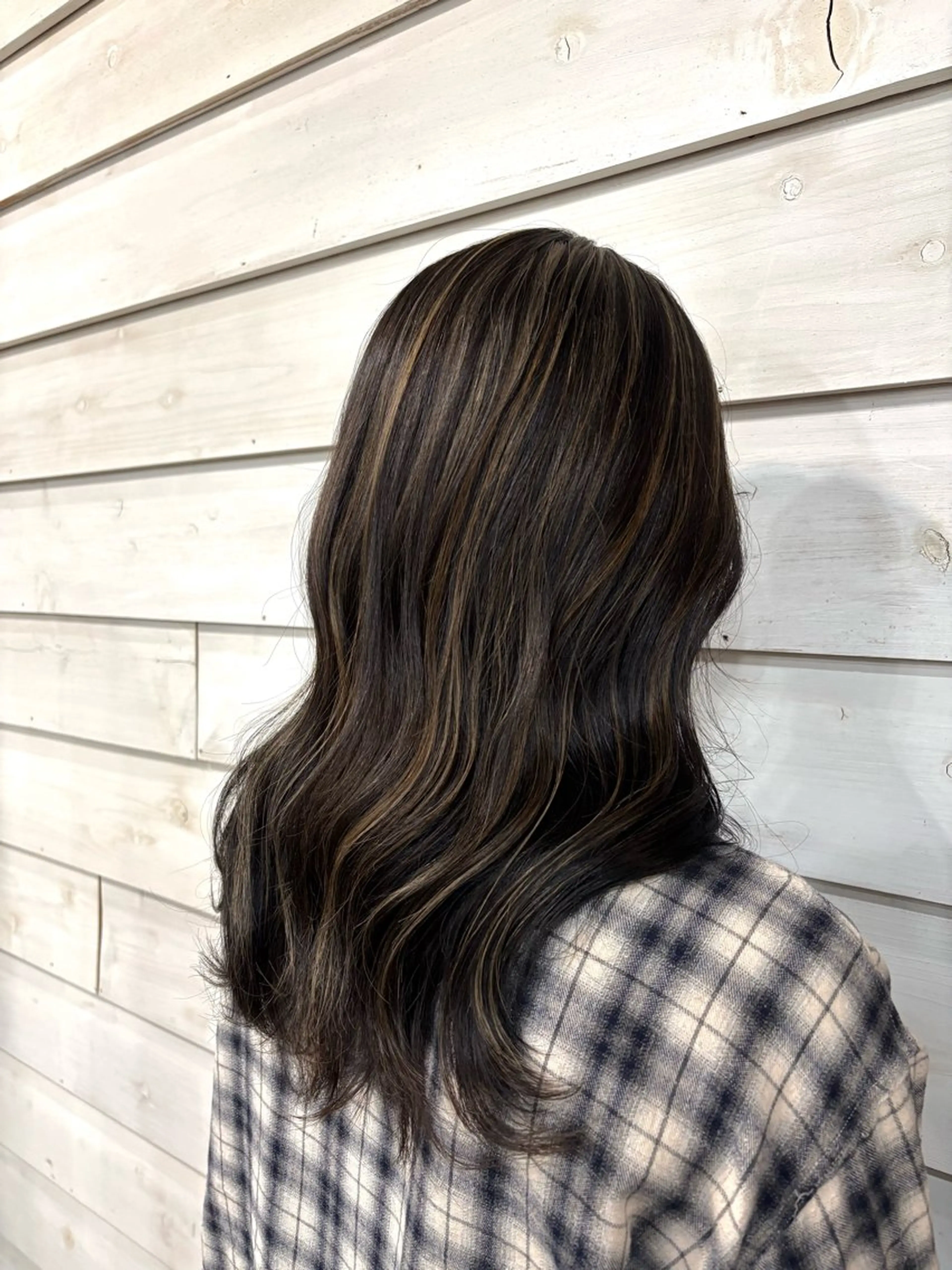 ロング カラー ヘアカラー トリートメント Life Nagiのヘアスタイル