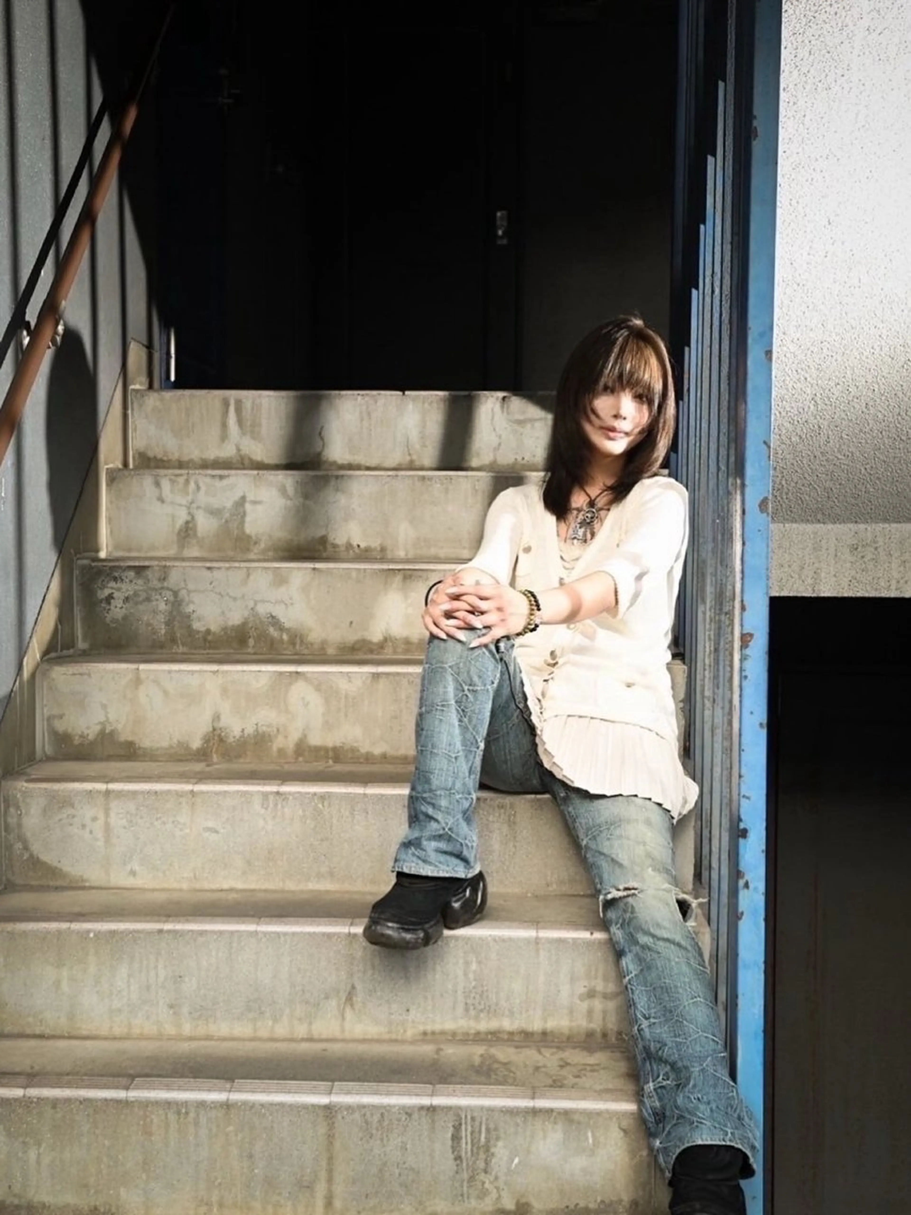 ミディアム ヘアカラー AIRA/ブリーチ ‪/透明感カラーのヘアスタイル