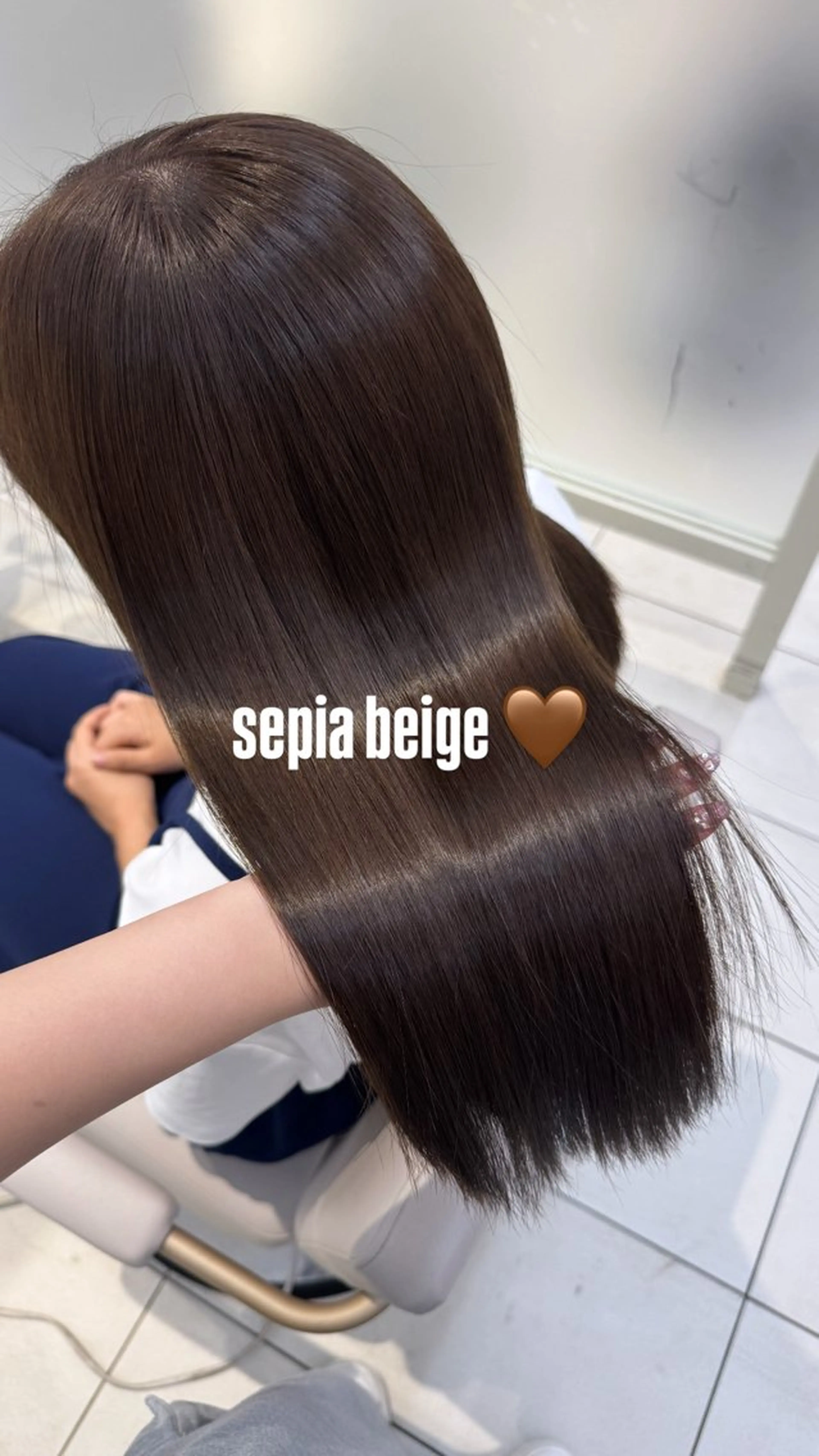 ミディアム ヘアカラー トリートメント ‎🤍透明感×ツヤ髪 / Saki‎🤍のヘアスタイル