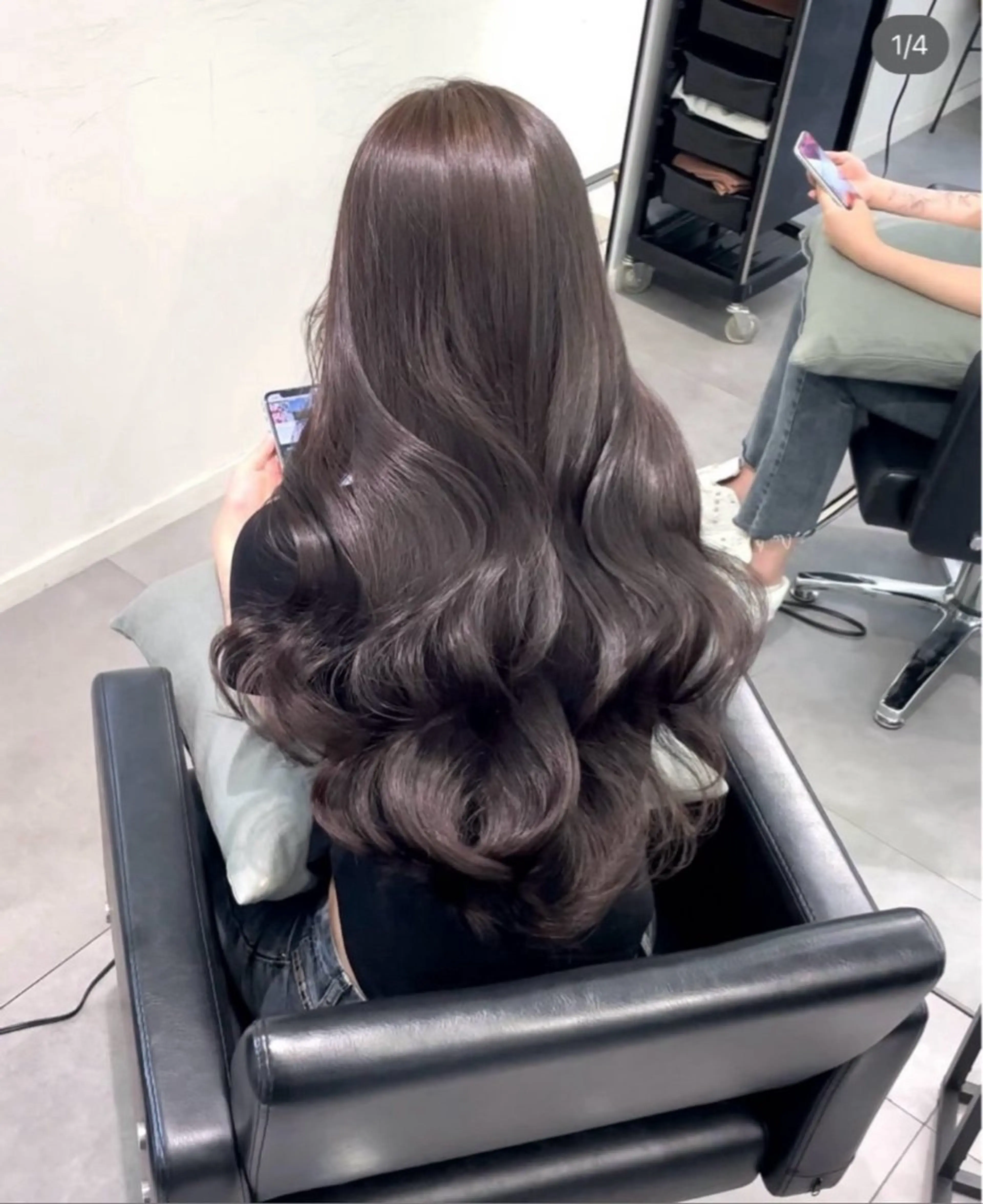 ロング カラー カット ヘアカラー トリートメント AHNKISM所属・髪質改善/艶カラー HANAのヘアスタイル