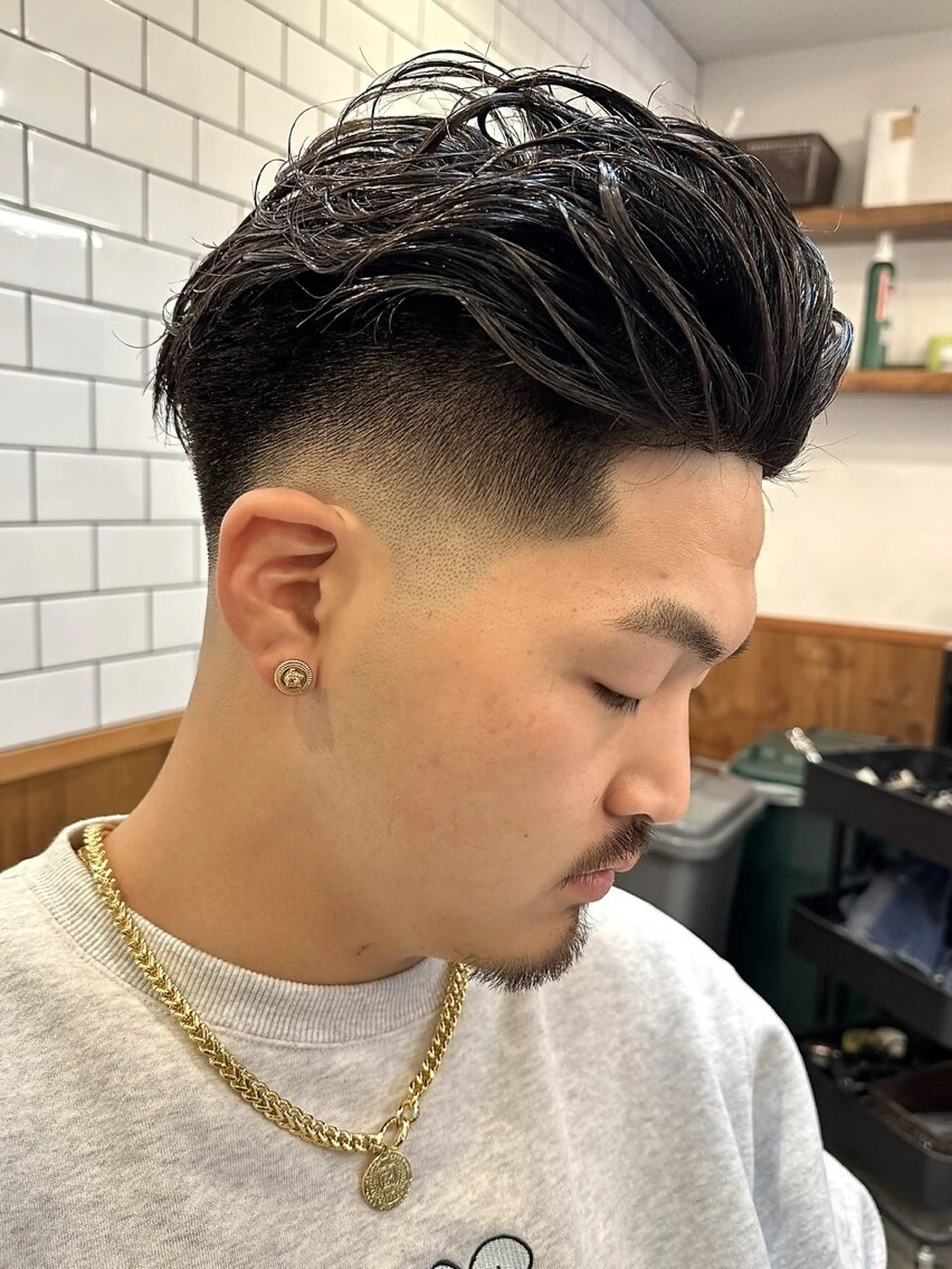 ショート パーマ メンズパーマ メンズカットYUKIのヘアスタイル