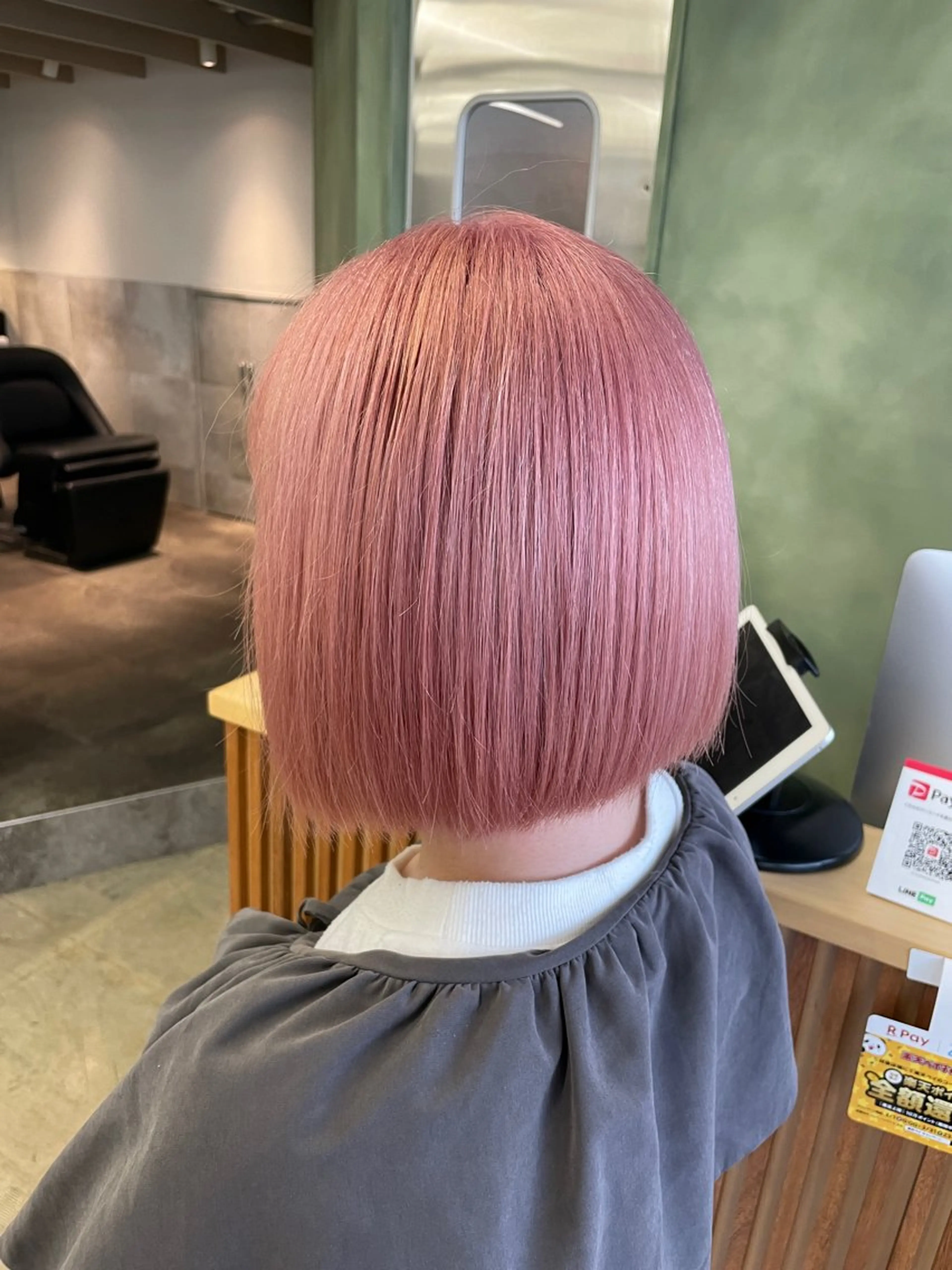 ショート ヘアカラー トリートメント エフェクトブリーチ/ 長木雄飛のヘアスタイル