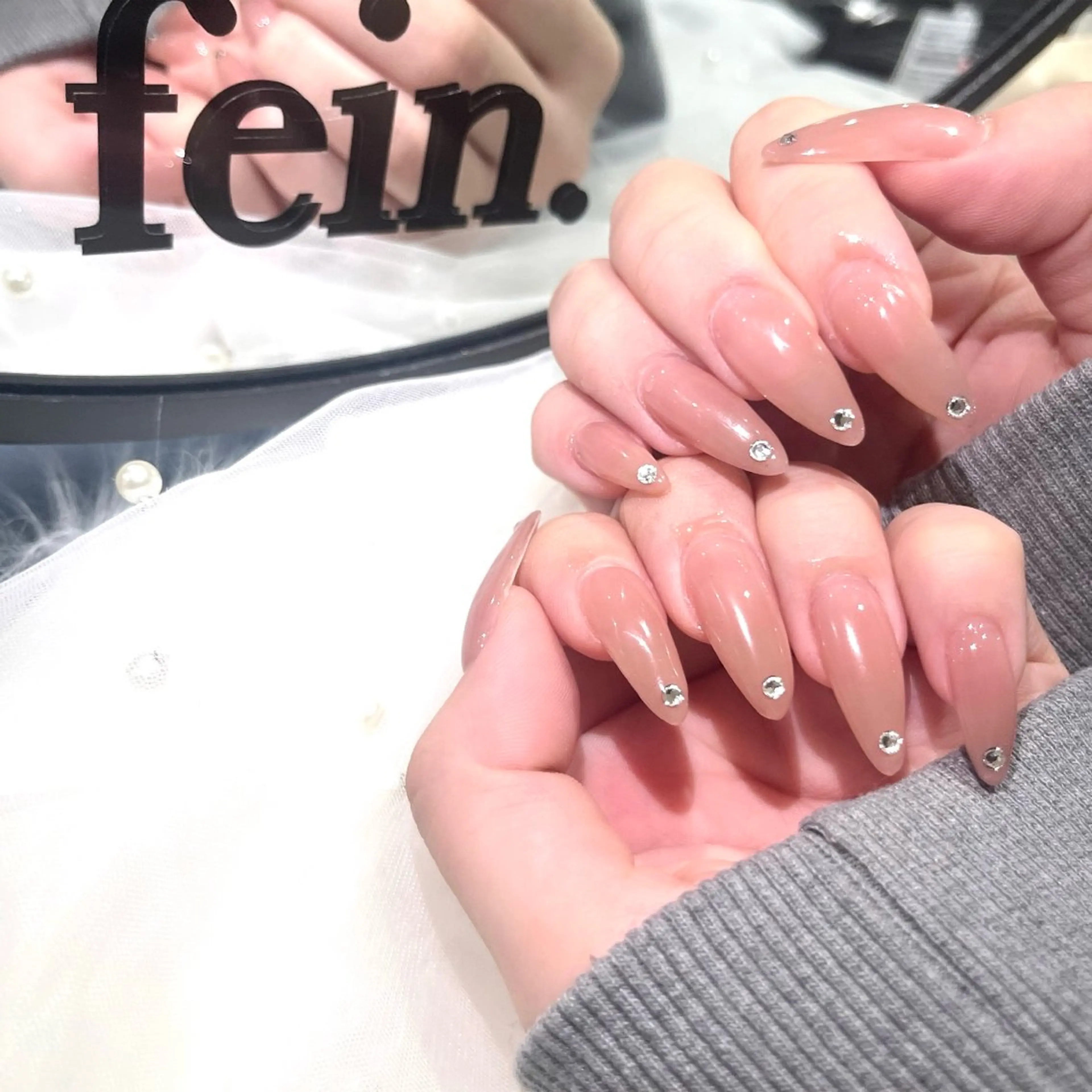 ネイル ハンドネイル 🧁fein. nana🩵のネイルデザイン