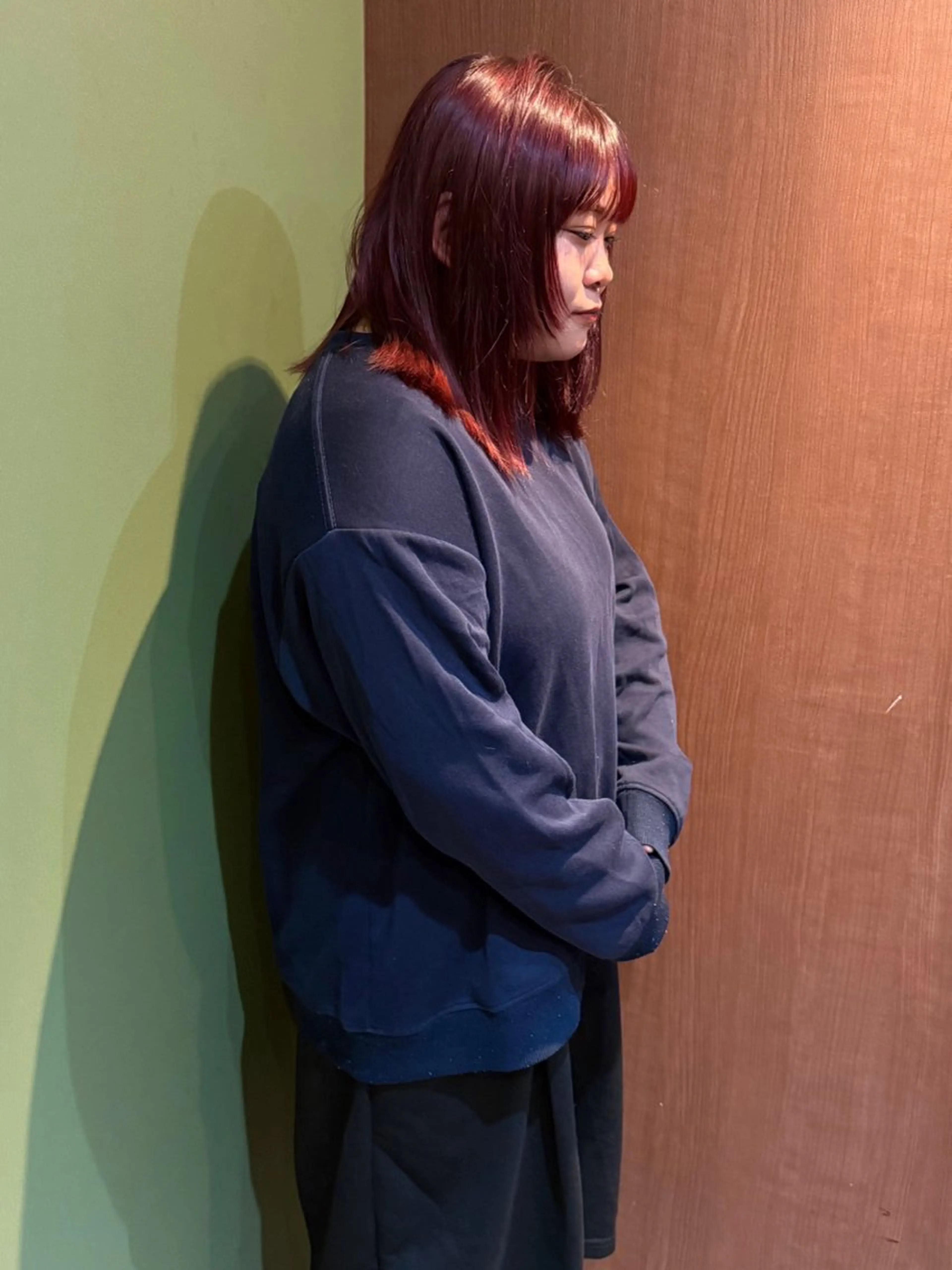 ミディアム カラー ブリーチ カット ヘアカラー トリートメント mai / linoah˚✧のヘアスタイル