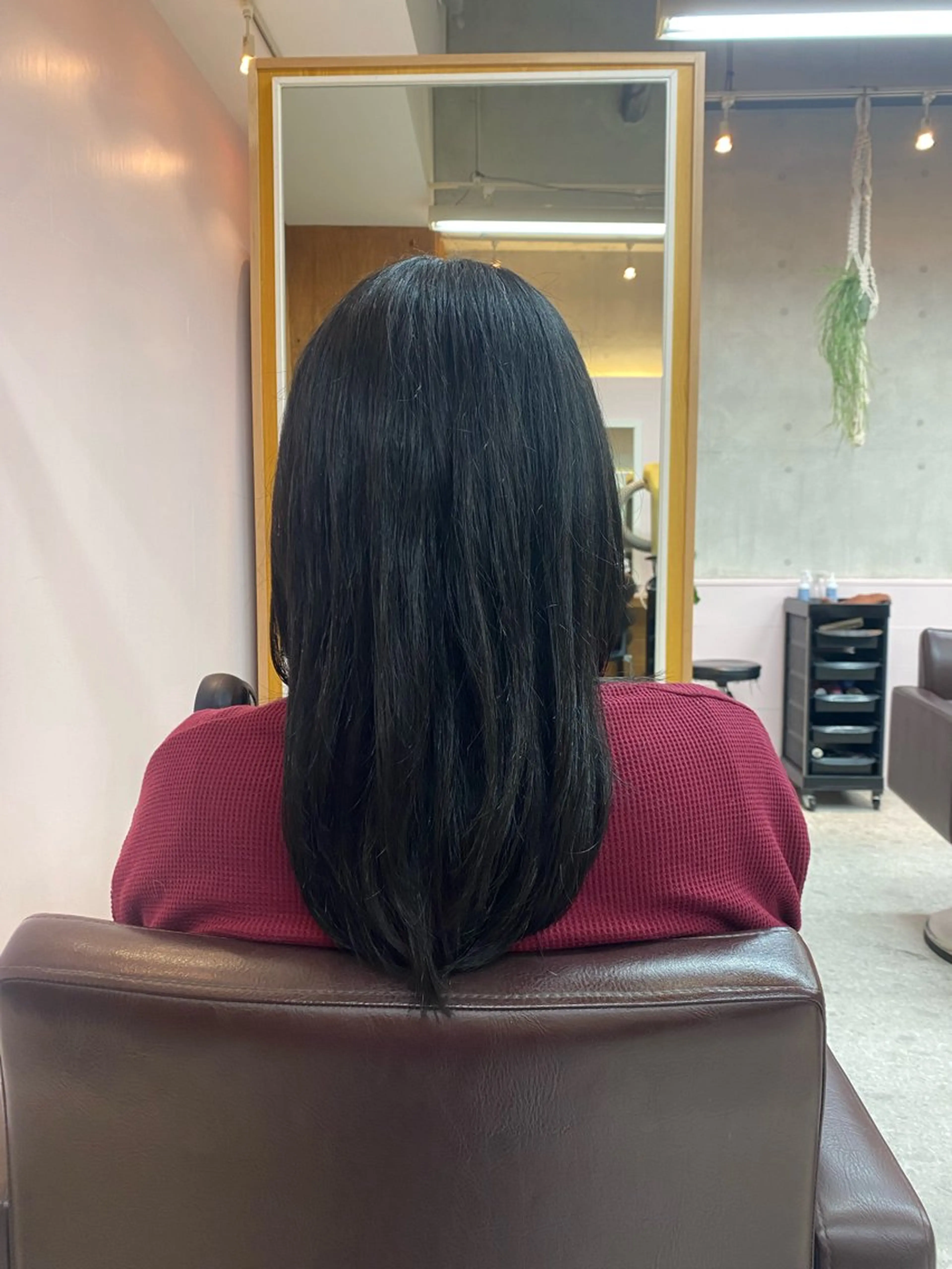 セミロング 増田 枝里子のヘアスタイル