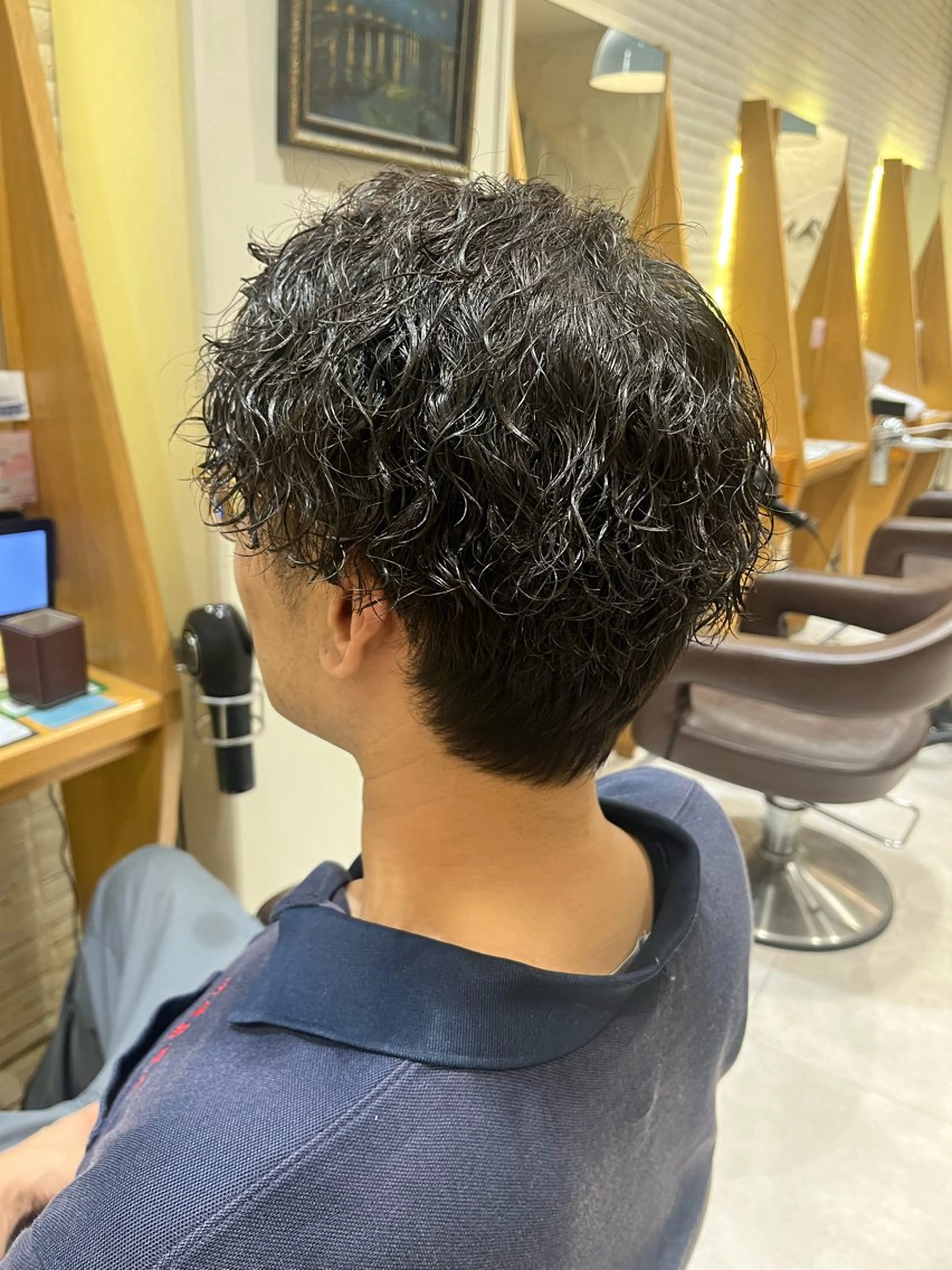 パーマ メンズ メンズパーマ ツイストスパイラルパーマ スパイラルパーマ らいむ/ レイヤー/パーマのヘアスタイル