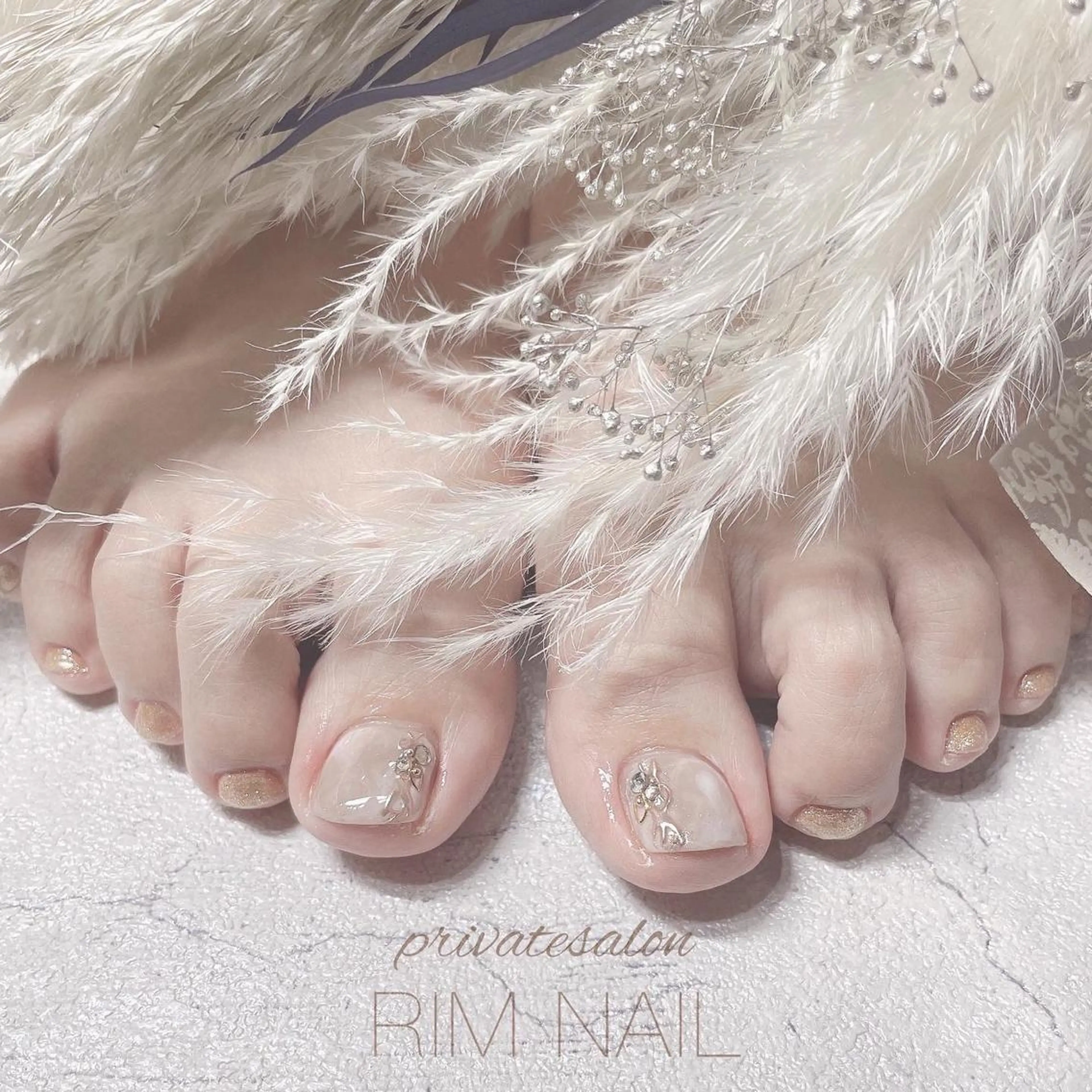 ネイル フットネイル RIMNAIL リムネイルのネイルデザイン