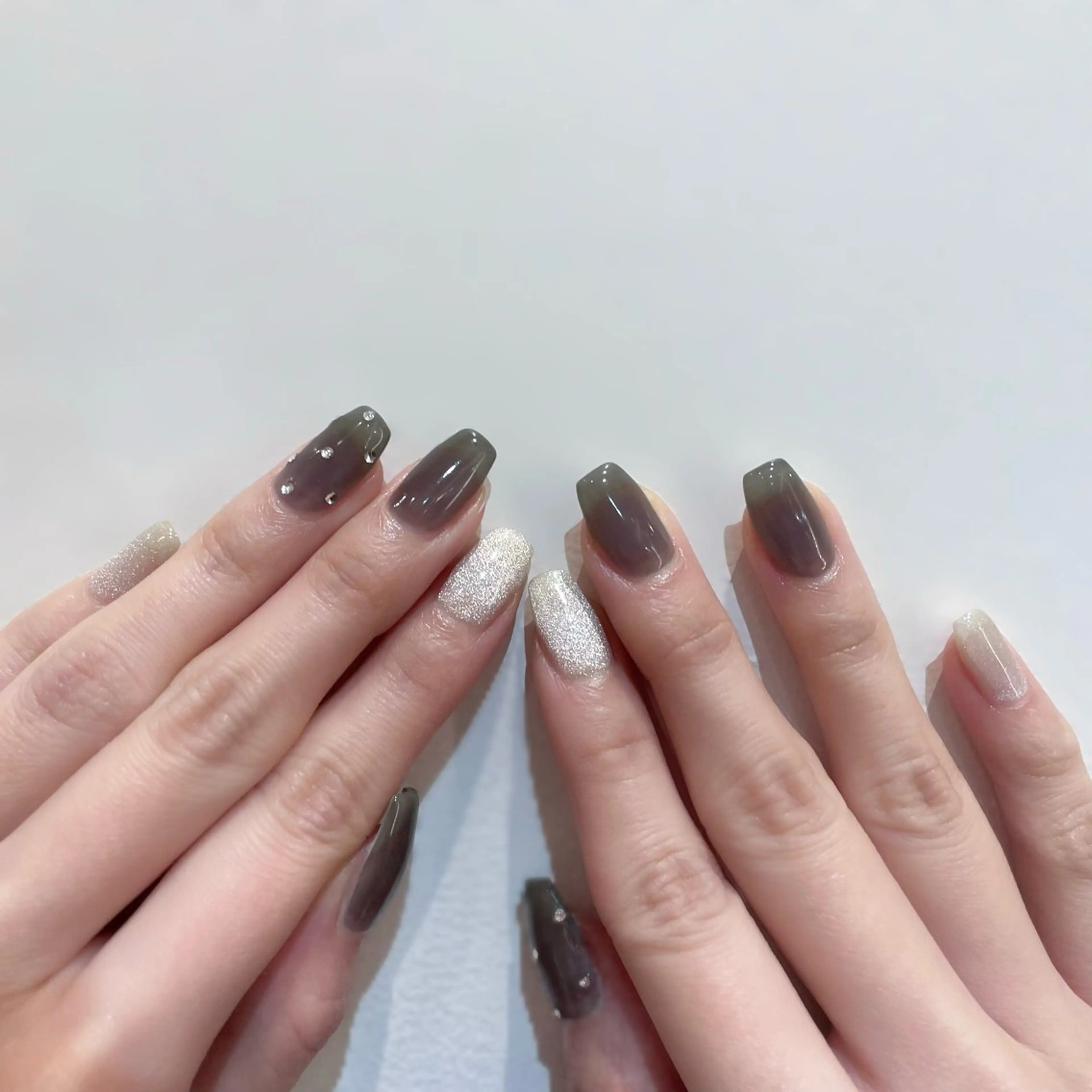 ネイル クリアネイル シンプルネイル ハンドネイル Tsuki🌙/渋谷 /パラジェルのネイルデザイン