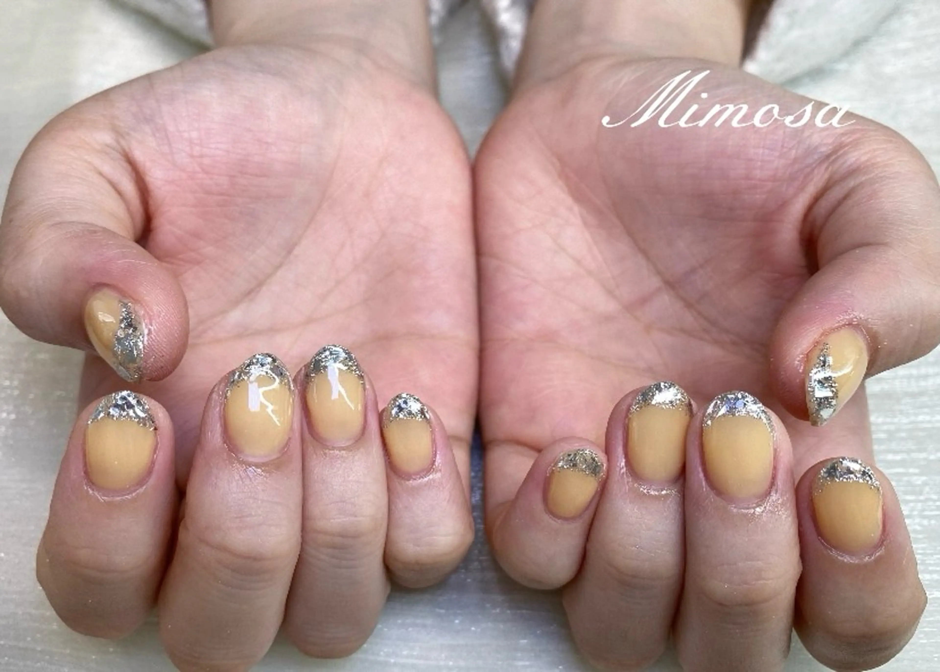 ネイル ハンドネイル 💛Mimosa💛 吉祥寺のネイルデザイン