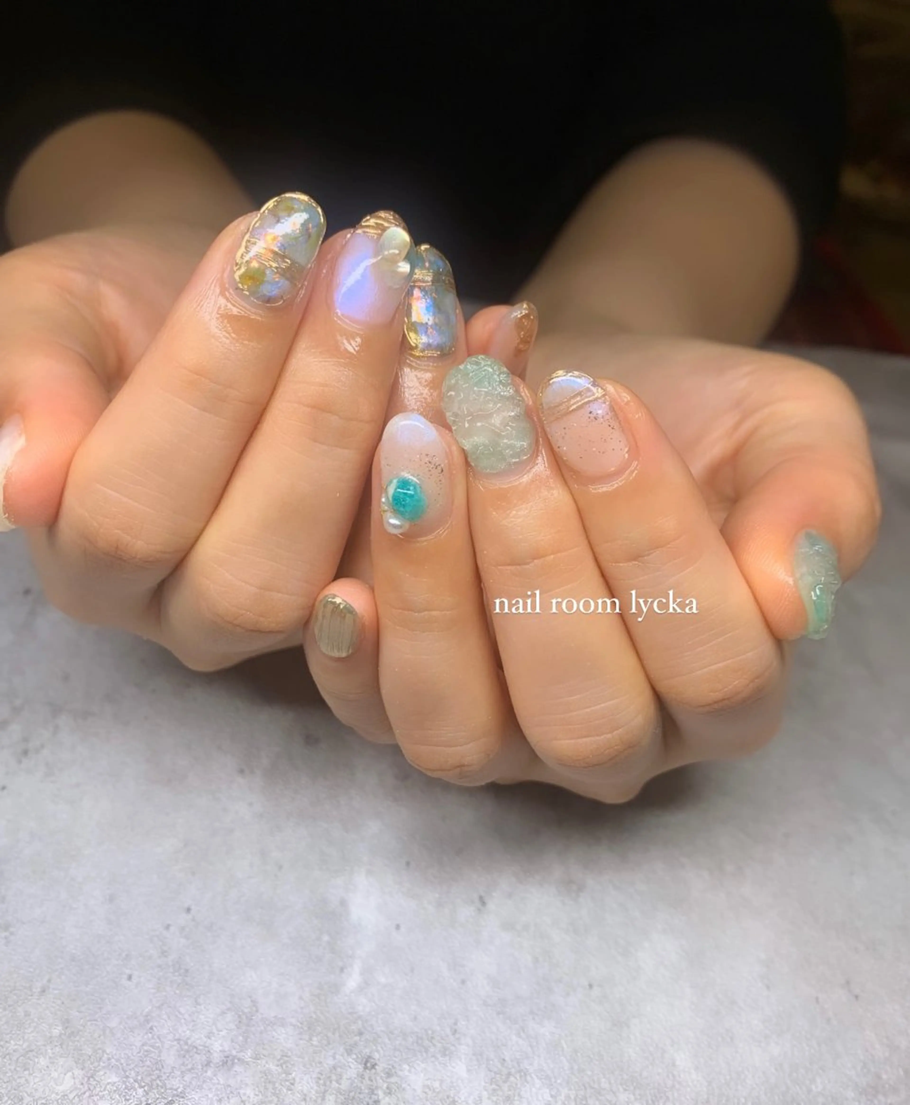 ネイル ﾈｲﾙﾙｰﾑﾘｯｶ 𝐦𝐚𝐲𝐮のネイルデザイン