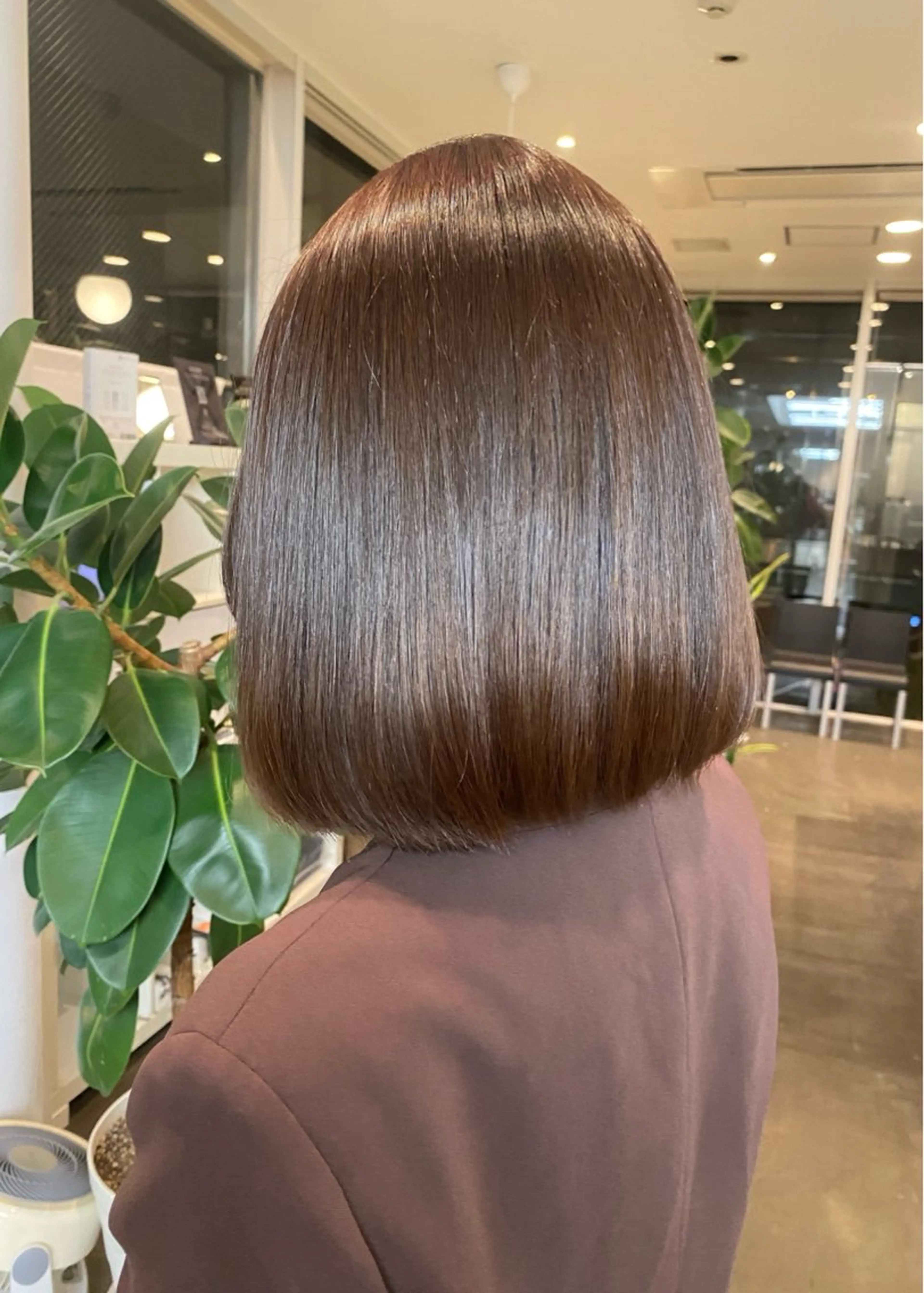 ショート カラー ベージュカラー ブラウンカラー DIFINOaoyama所属・🎧ayaka/ボブ /透明感カラー🩵のヘアスタイル