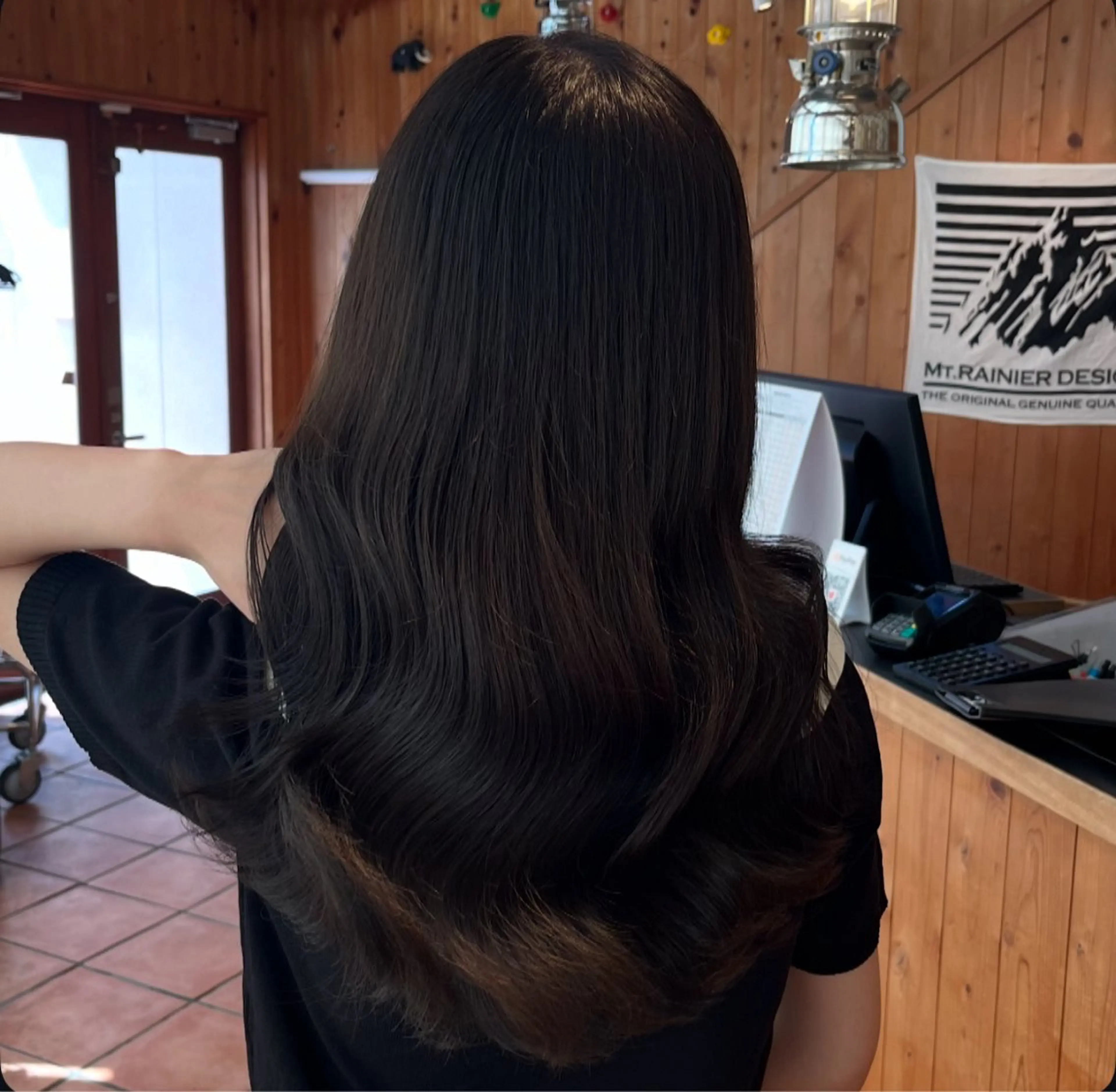 ロング カラー トリートメント 藤田 ゆりなのヘアスタイル