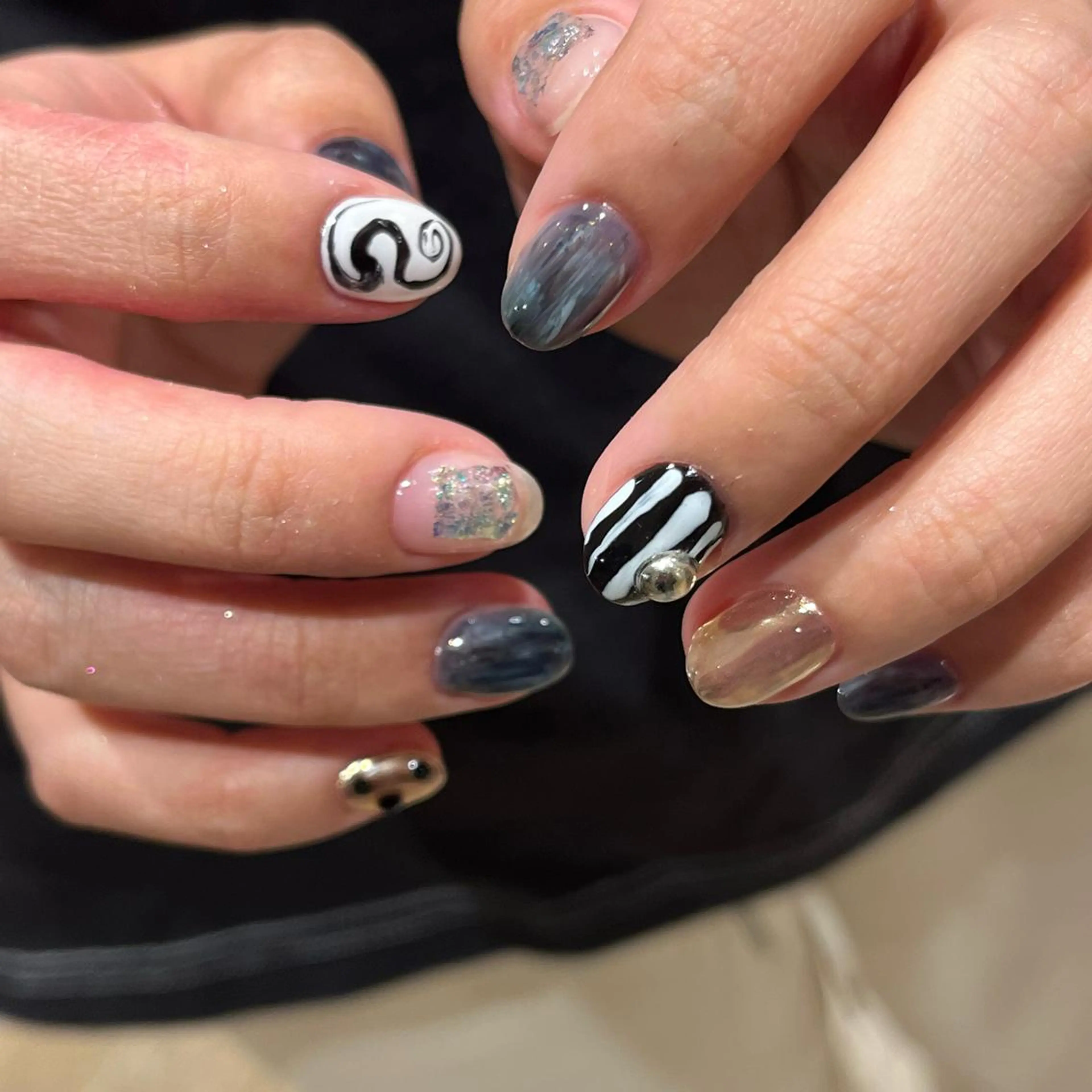 ネイル ニュアンスネイル ハンドネイル Lia所属・eri chan nailのネイルデザイン