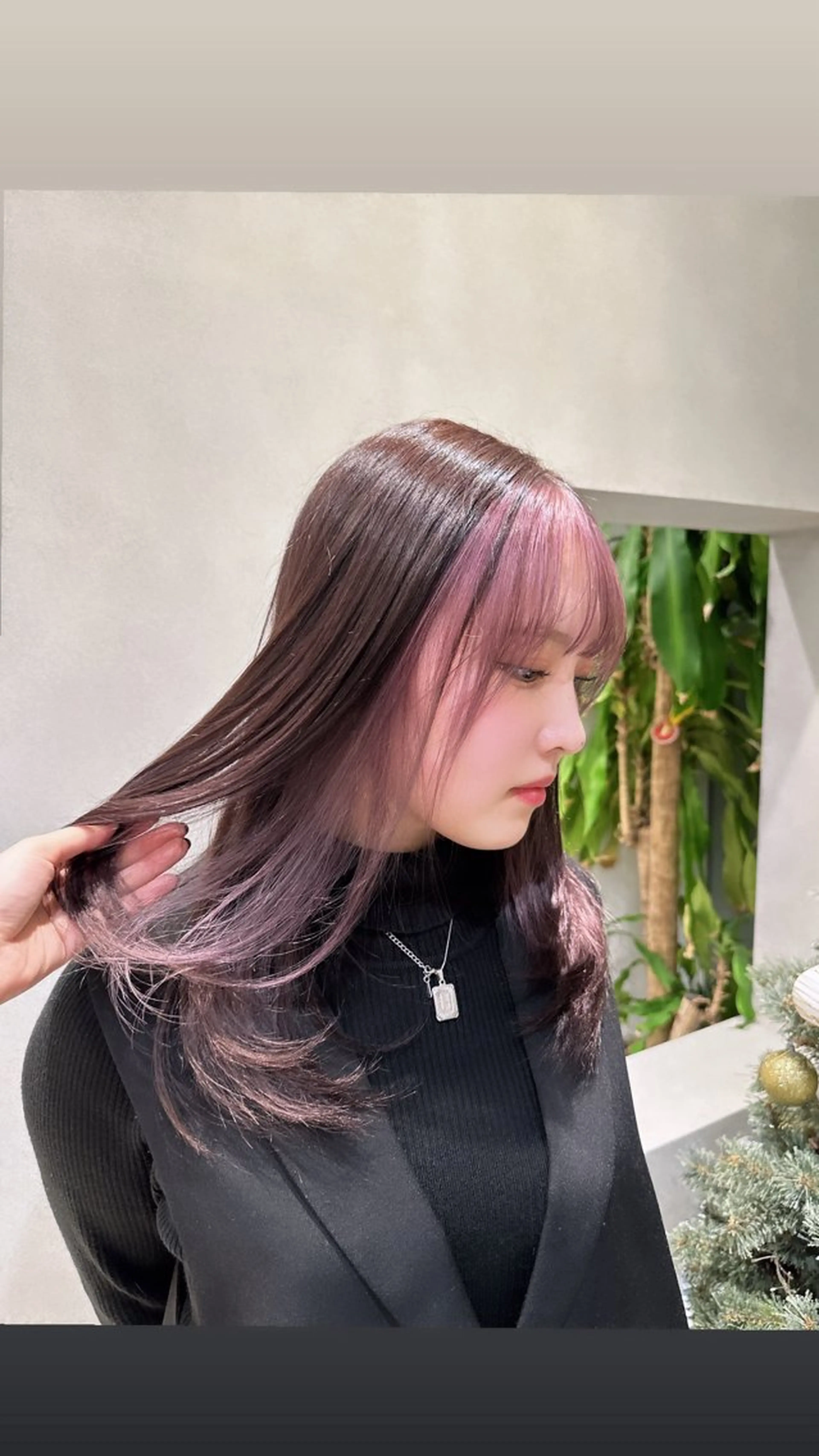 ロング カラー octo所属・梅澤 杏菜のヘアスタイル