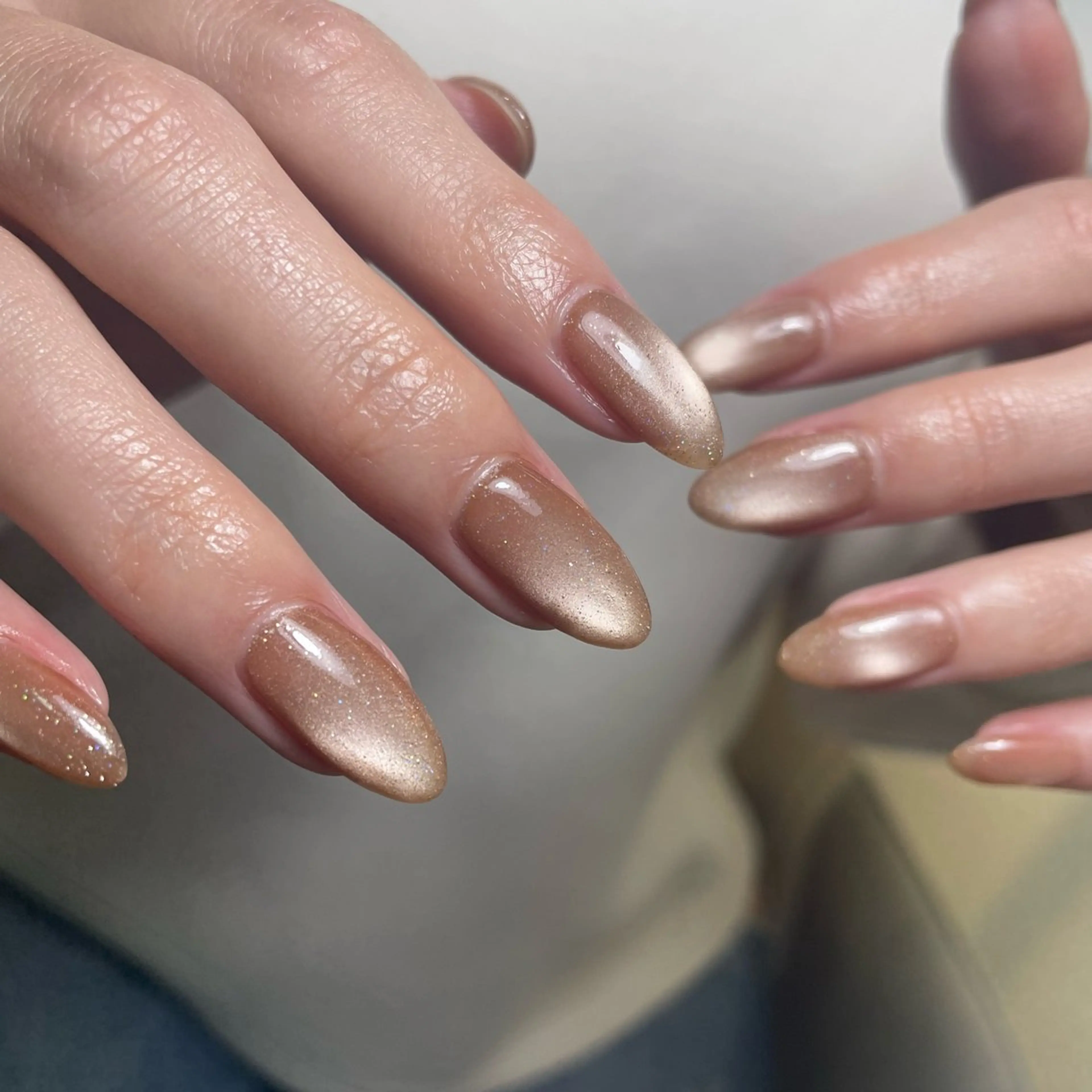 ネイル マグネットネイル ワンカラーネイル ハンドネイル hazuki / Salon Biのネイルデザイン