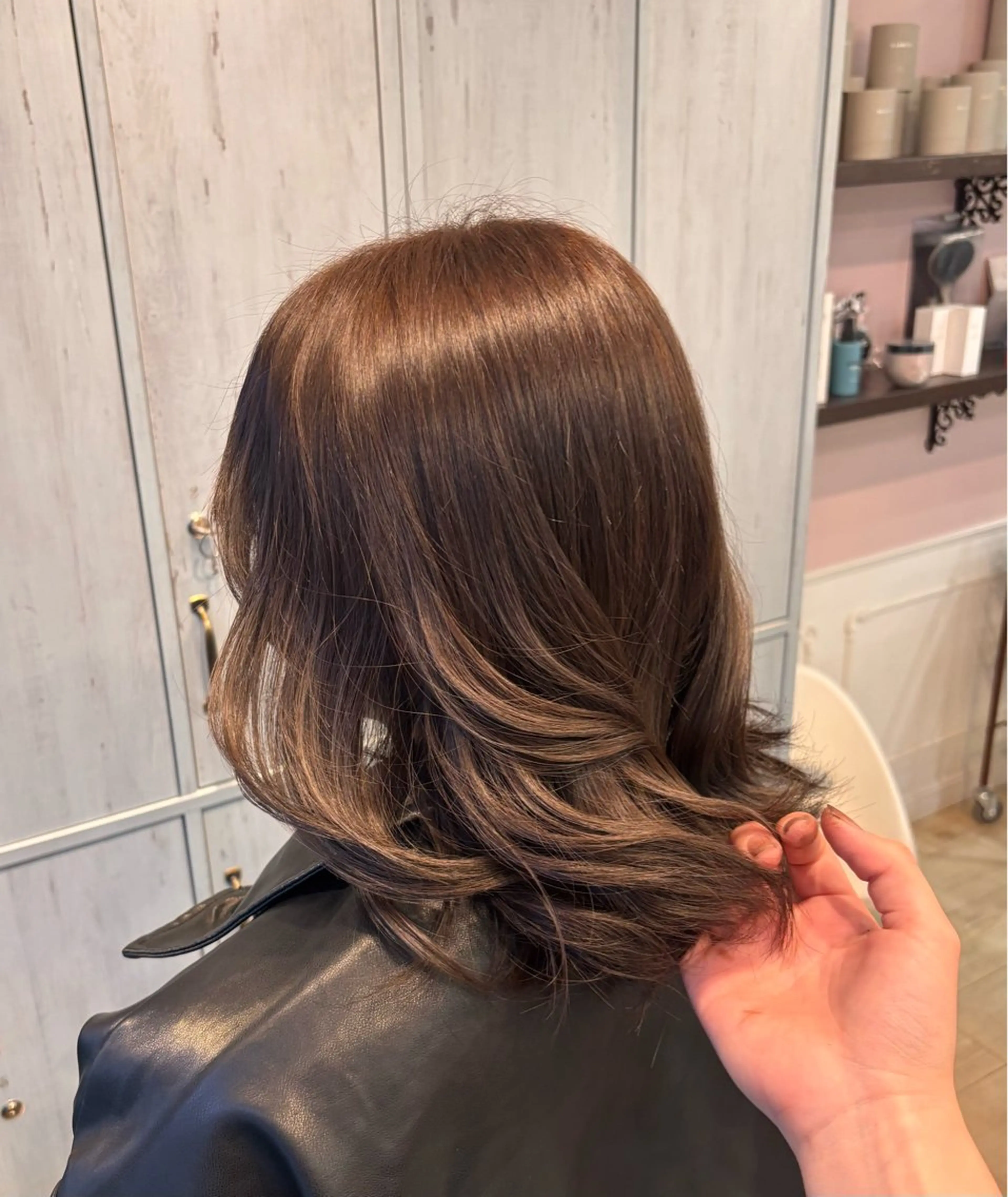 カラー 透明感カラー ダブルカラー ヘアカラー 🌱なゆみ🌱透明感 /ナチュラル/高宮のヘアスタイル