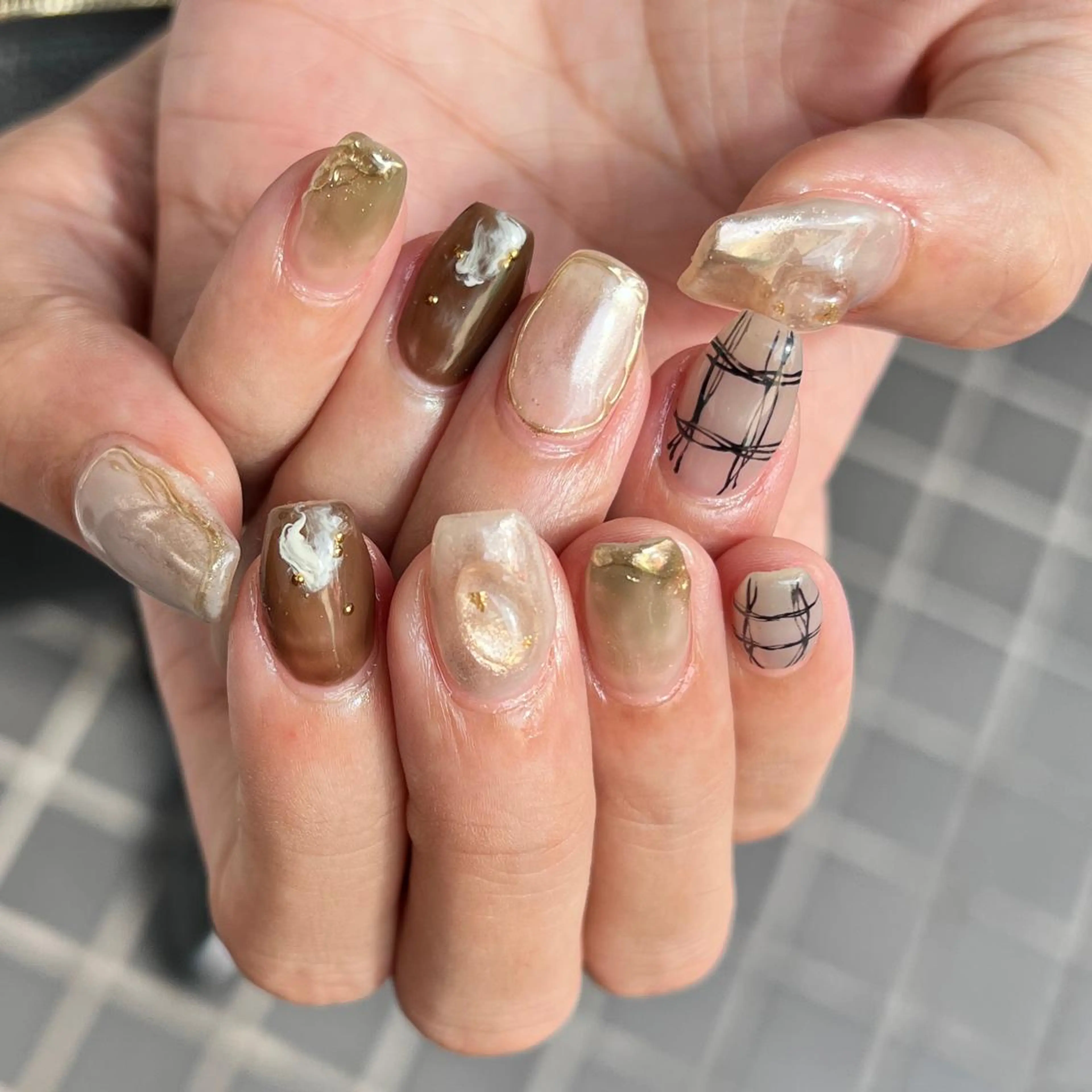 ネイル ハンドネイル 河野 弥月のネイルデザイン