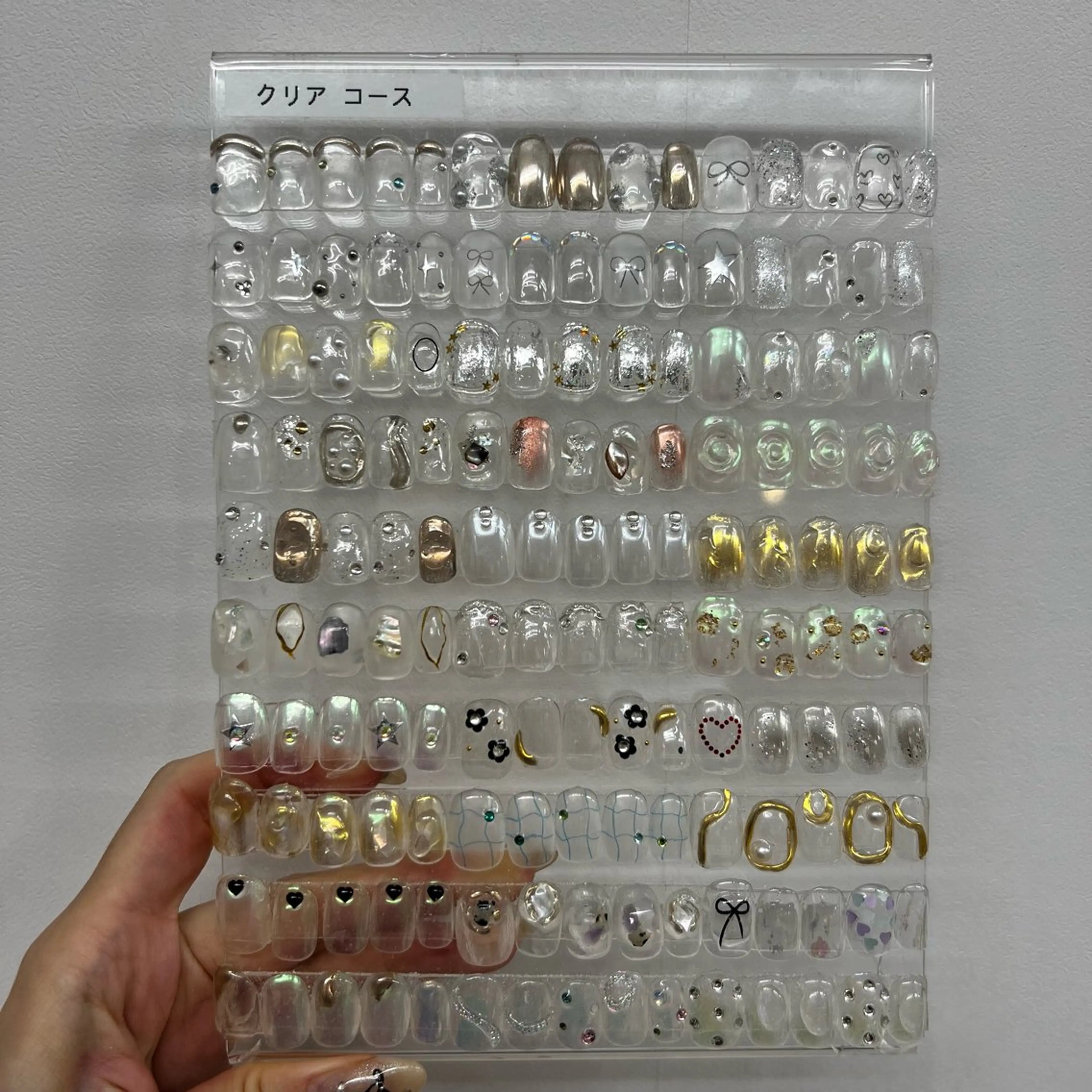 🐰【Hand】ジェルオフ有　クリアコースの写真