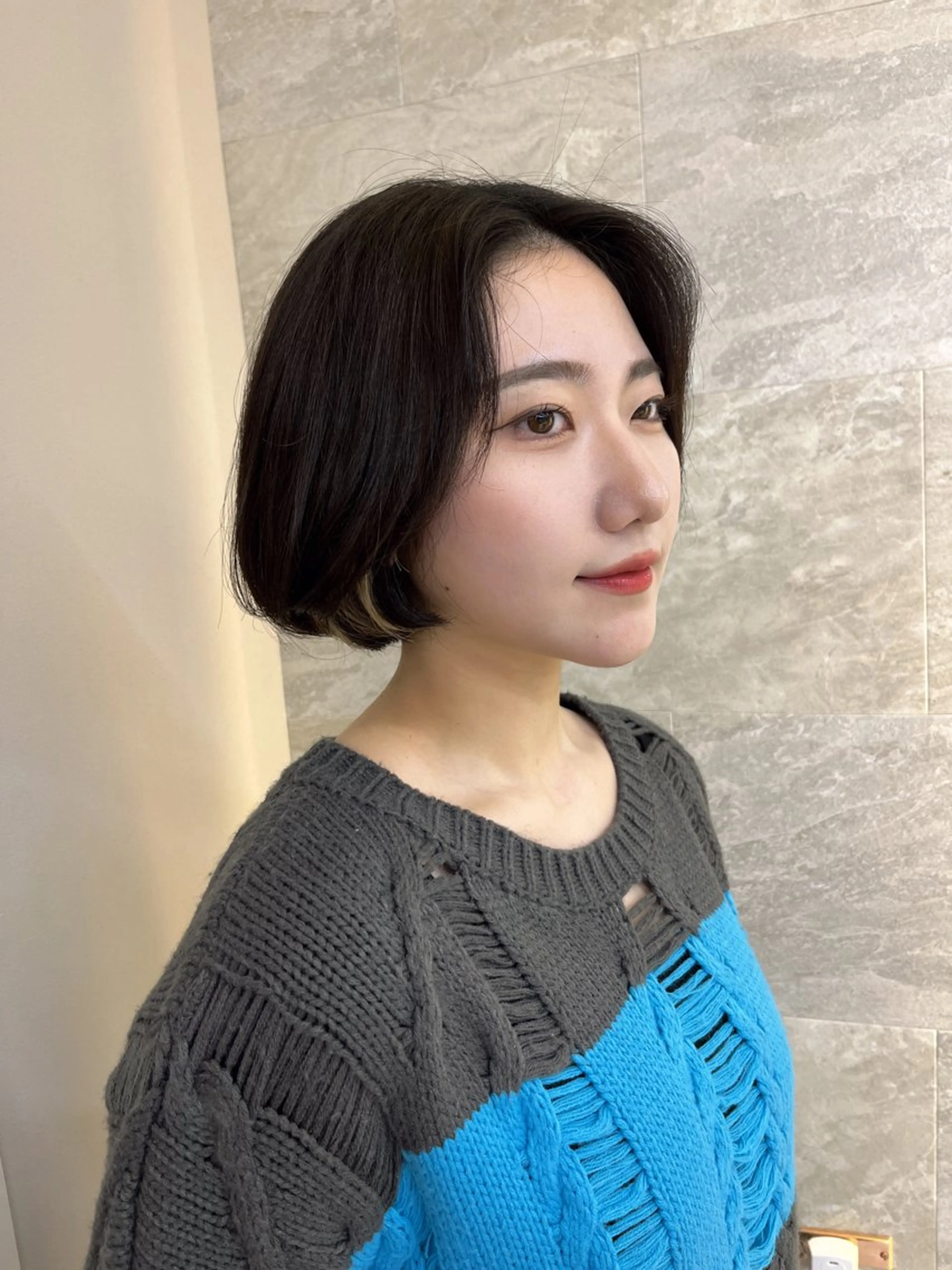 ショート カラー 池袋/似合わせ/縮毛 髪質改善【ugen】のヘアスタイル