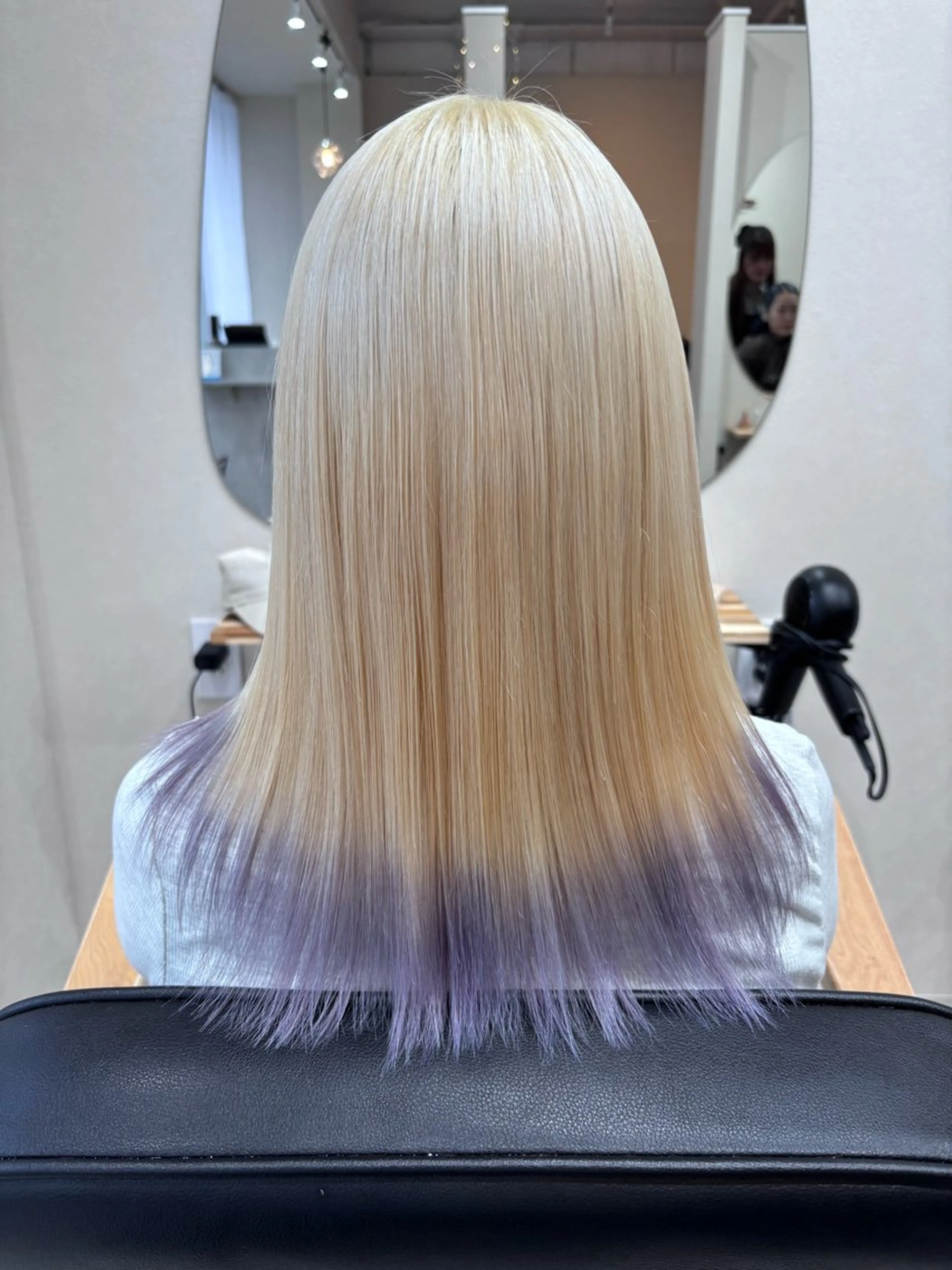 セミロング ヘアカラー トリートメント ヘッドスパ 🪼高評価🪼 💎柴崎の藤咲💎のヘアスタイル