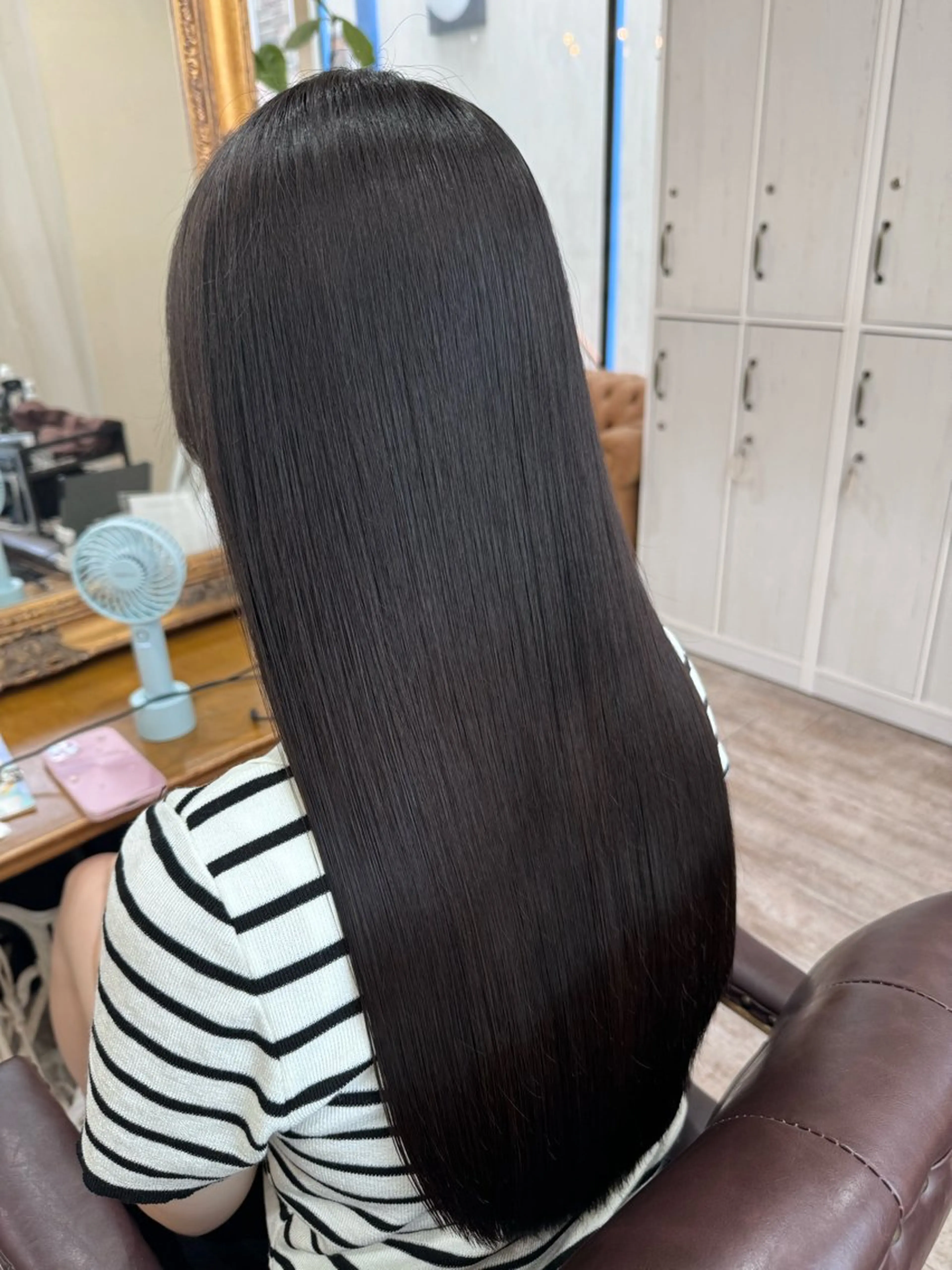 ロング カラー 髪質改善 レイヤーカット ロング カット ヘアカラー 縮毛矯正 トリートメント 新越谷noble店長 松本拓也▶◀*.のヘアスタイル