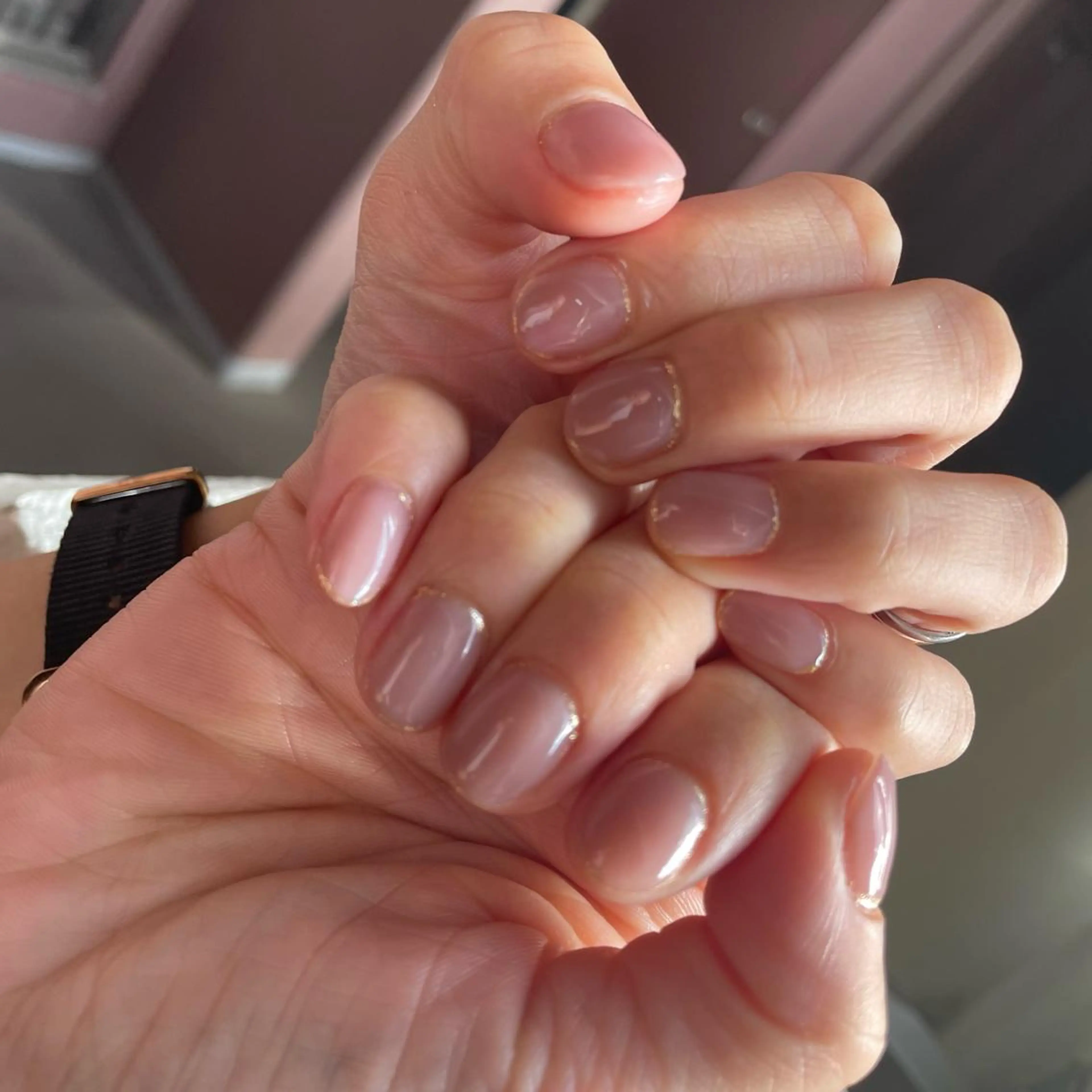 ネイル ワンカラーネイル 奥園 良恵のネイルデザイン