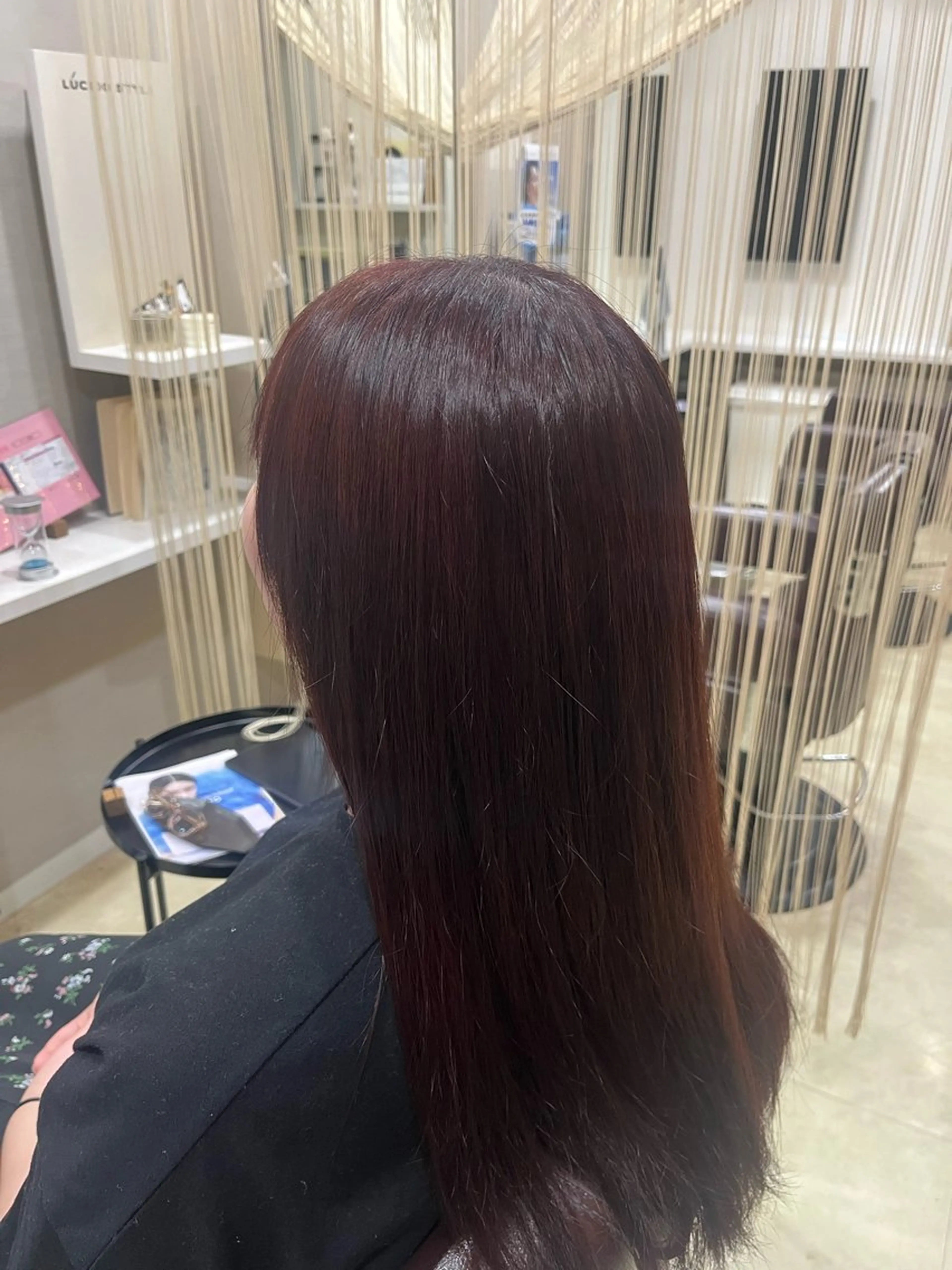 ロング ロング 縮毛矯正 田中 こころのヘアスタイル